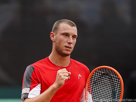 Misolic stellt bei seinem Davis-Cup-Debüt auf 2:0 Misolic stellt bei seinem Davis-Cup-Debüt auf 2:0