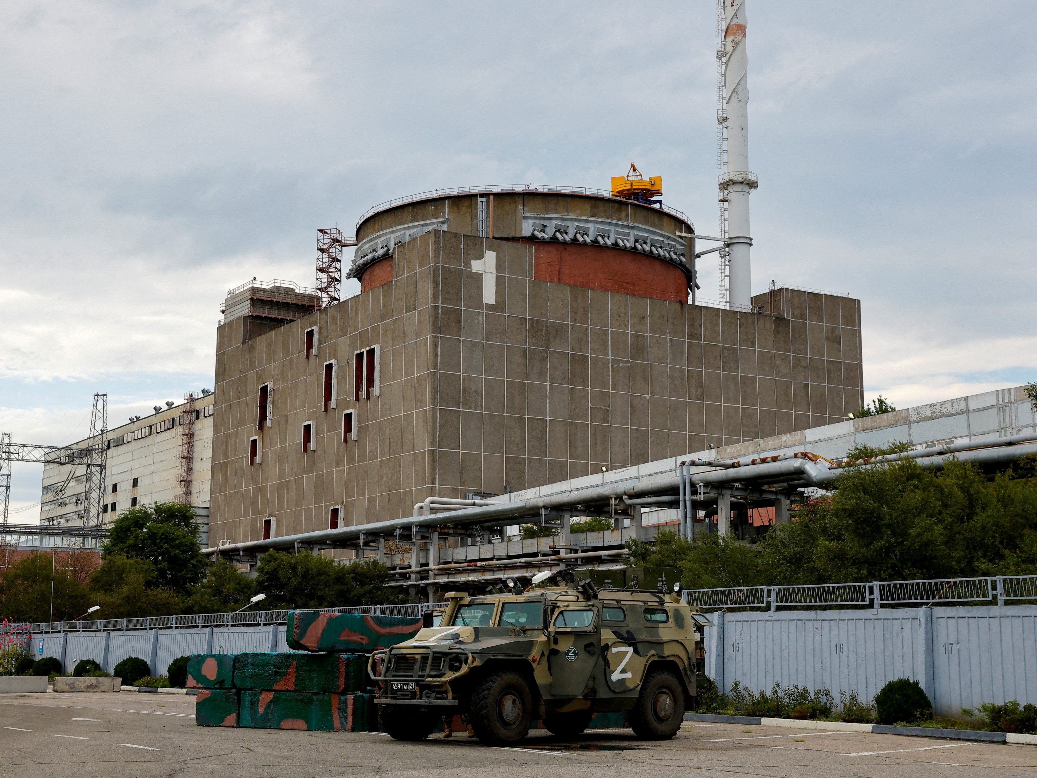 Die IAEA führt Verhandlungen über eine Schutzzone für das AKW Saporischschja. Die IAEA führt Verhandlungen über eine Schutzzone für das AKW Saporischschja.