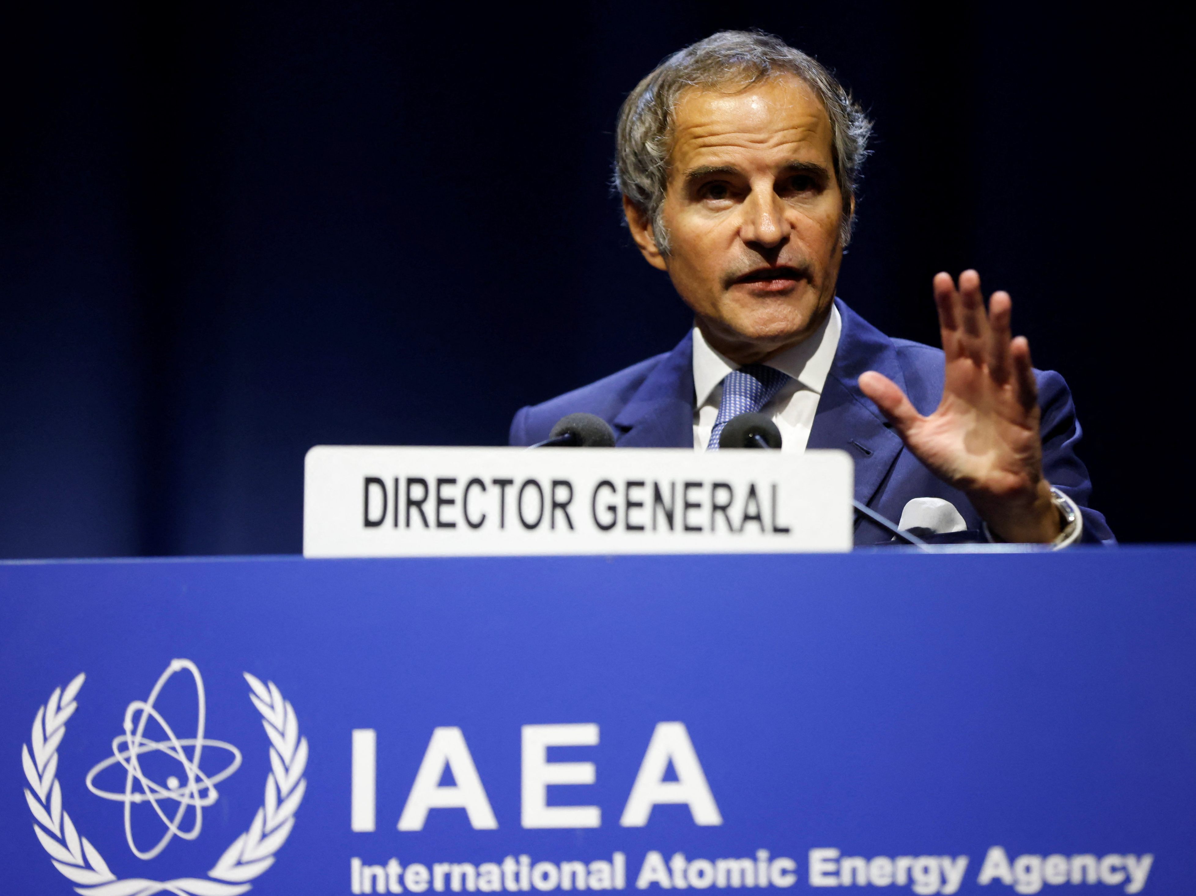 Der IAEA-Chef Rafael Grossi traf den Leiter der iranischen Atombehörde in Wien.