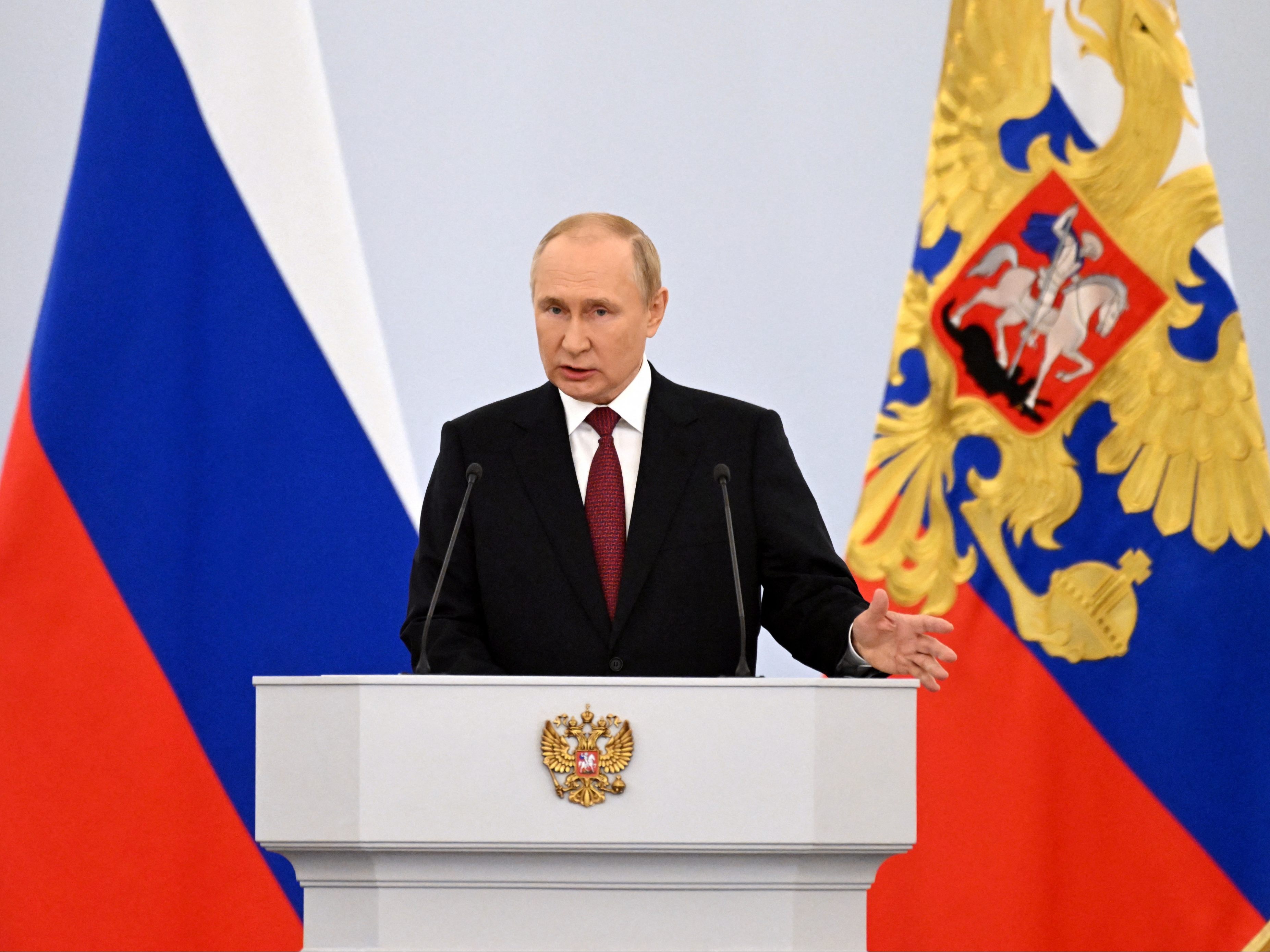 Wladimir Putin erklärt vier ukrainische Gebiete Teil Russlands