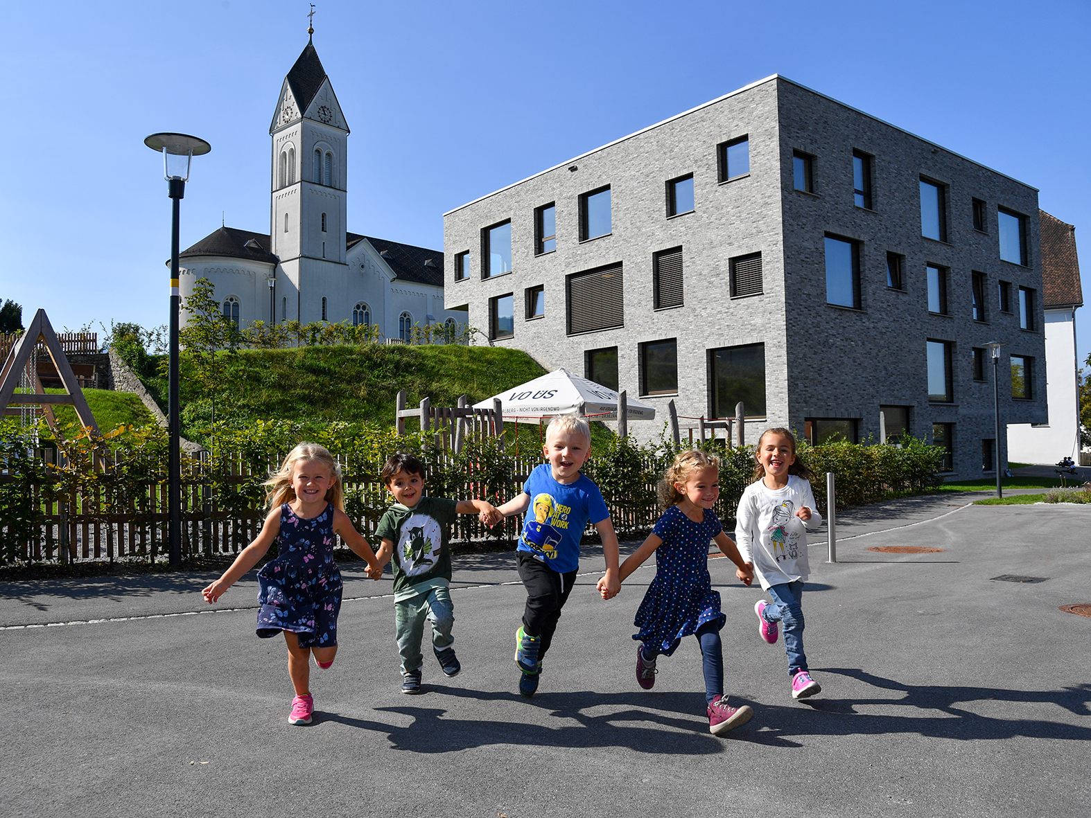 Der Kindercampus in Sulz wurde vor zwei Jahren neu errichtet und ist nun auch Betreuungsstätte für Kinder aus Rankweil.