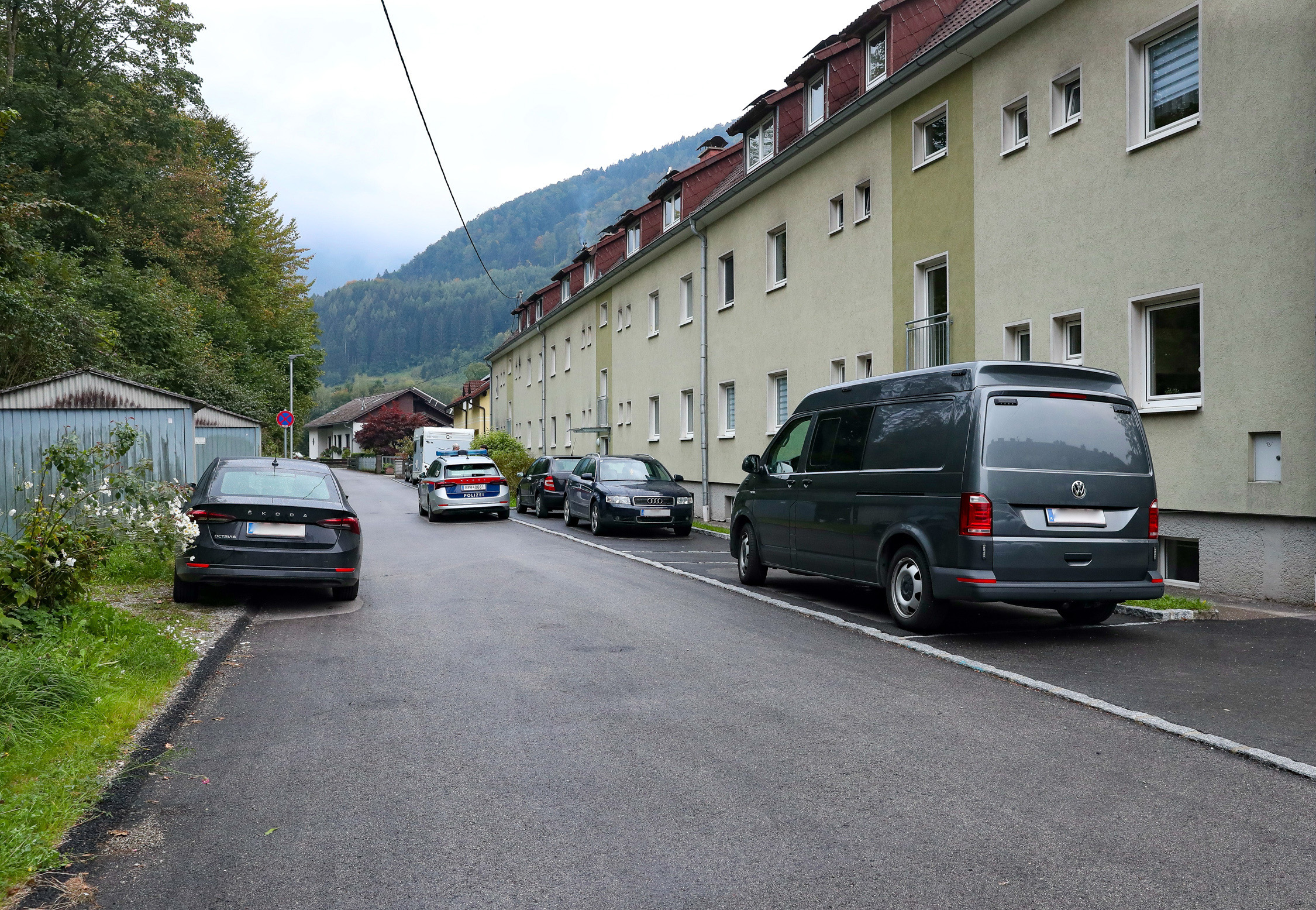 Der vermeintliche Tatort: Eine Wohnung in Ternberg (Oberösterreich). Der vermeintliche Tatort: Eine Wohnung in Ternberg (Oberösterreich).