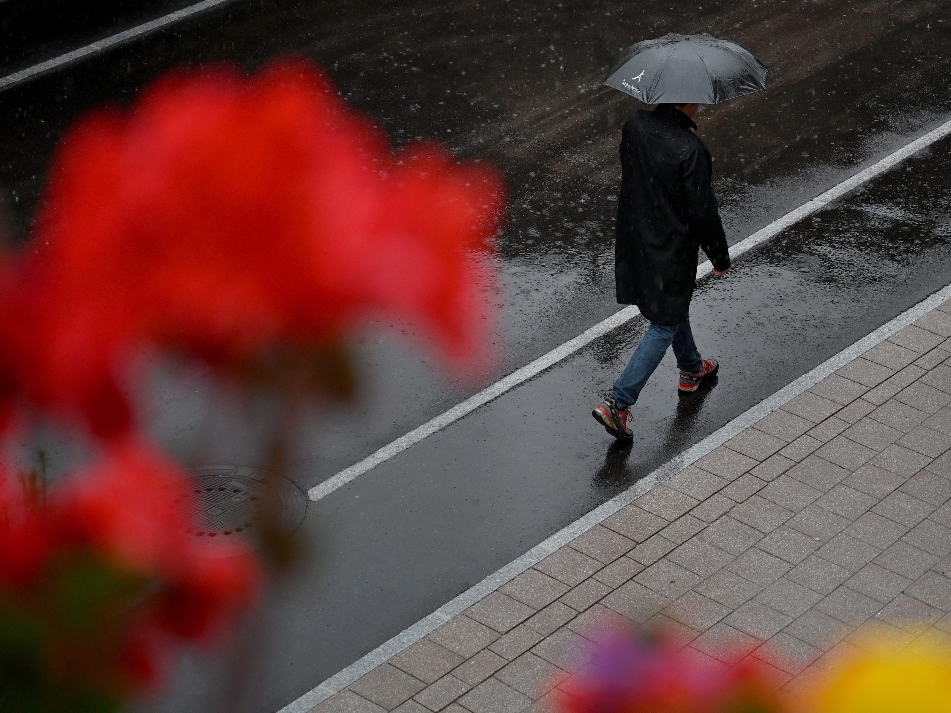 Am Wochenende muss man immer wieder mit Regenschauern rechnen.