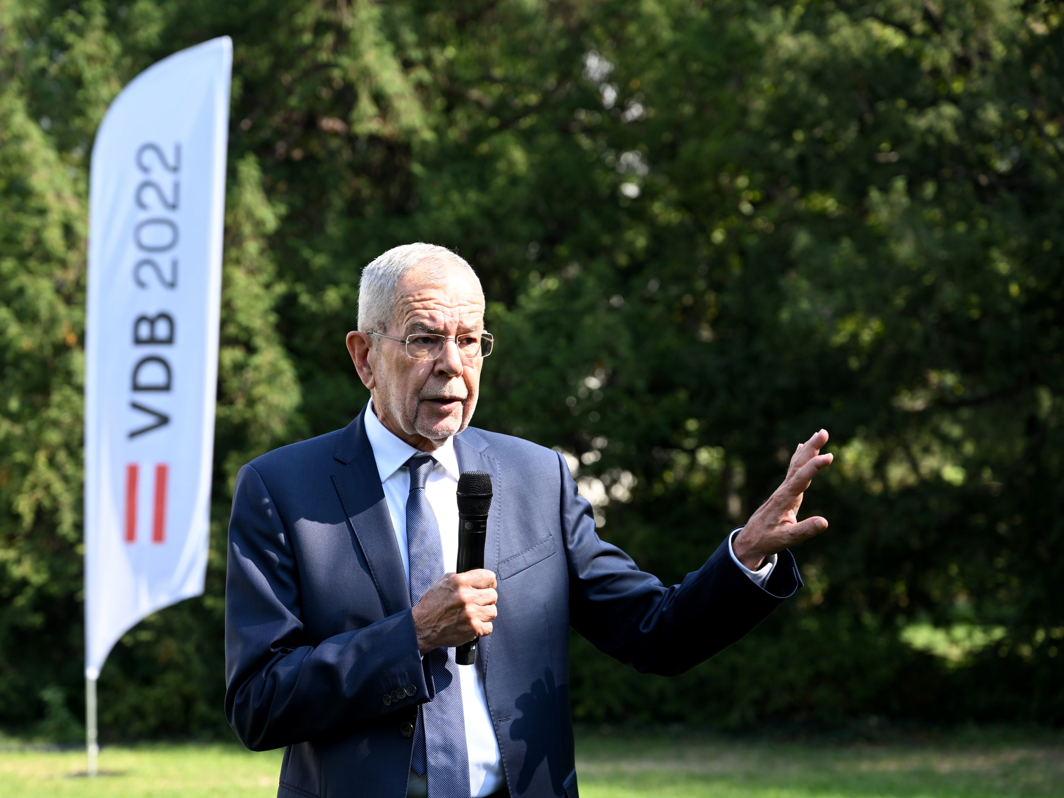Plakat-Präsentation Van der Bellen steigt am Freitag, den Live-Stream finden Sie auf VIENNA.at.