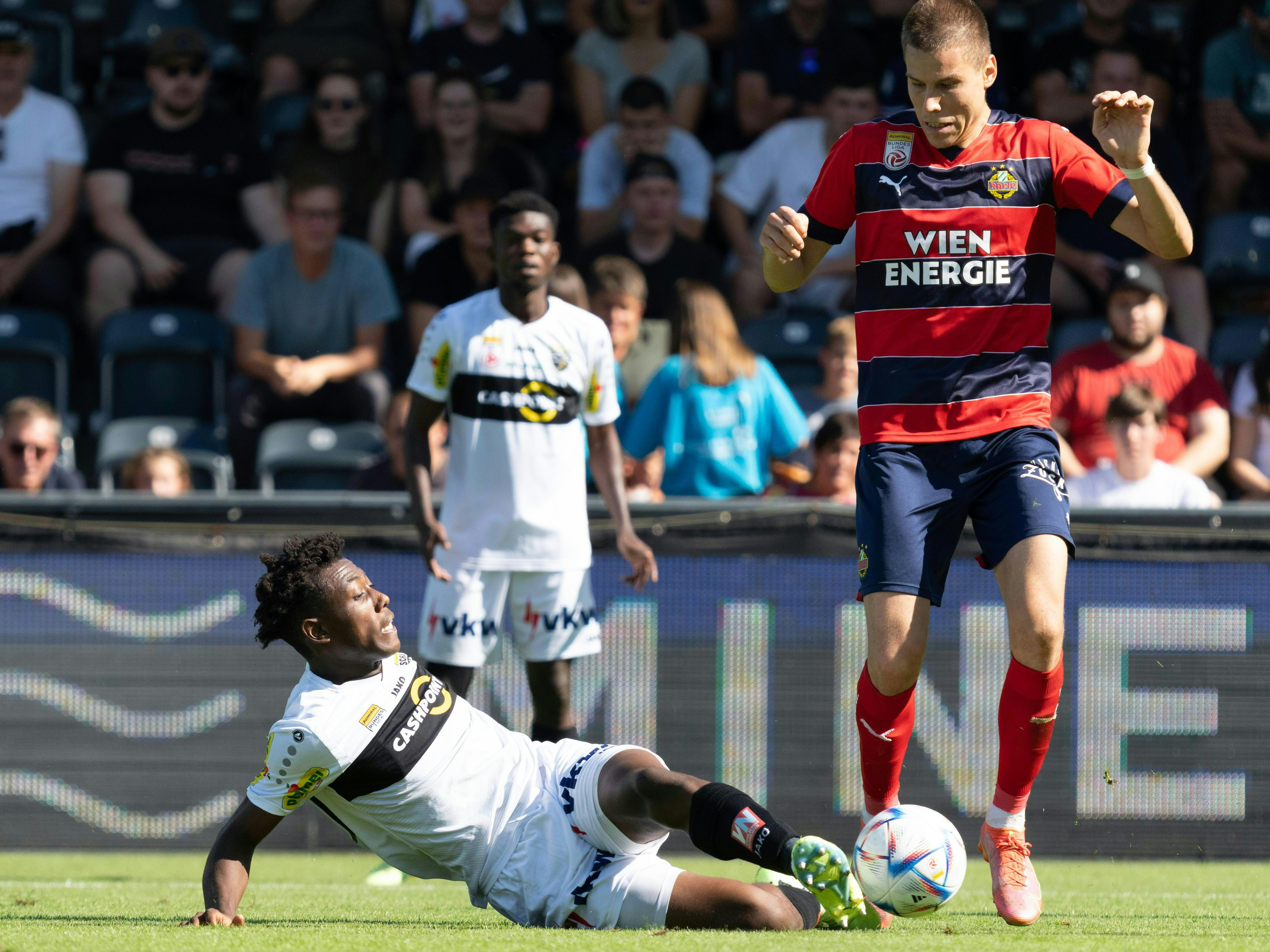 Rapid siegte in Altach 1:0.