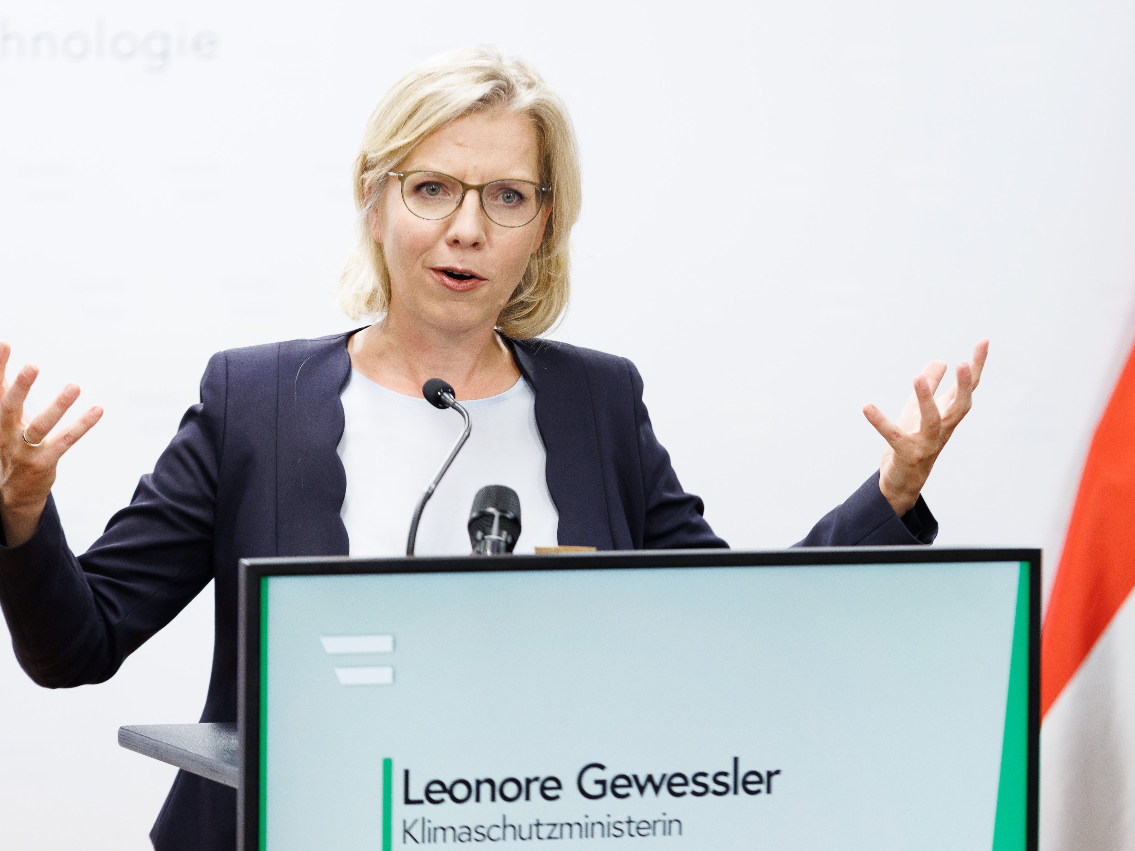 Gewessler wird in den USA auch John Kerry treffen. Gewessler wird in den USA auch John Kerry treffen.