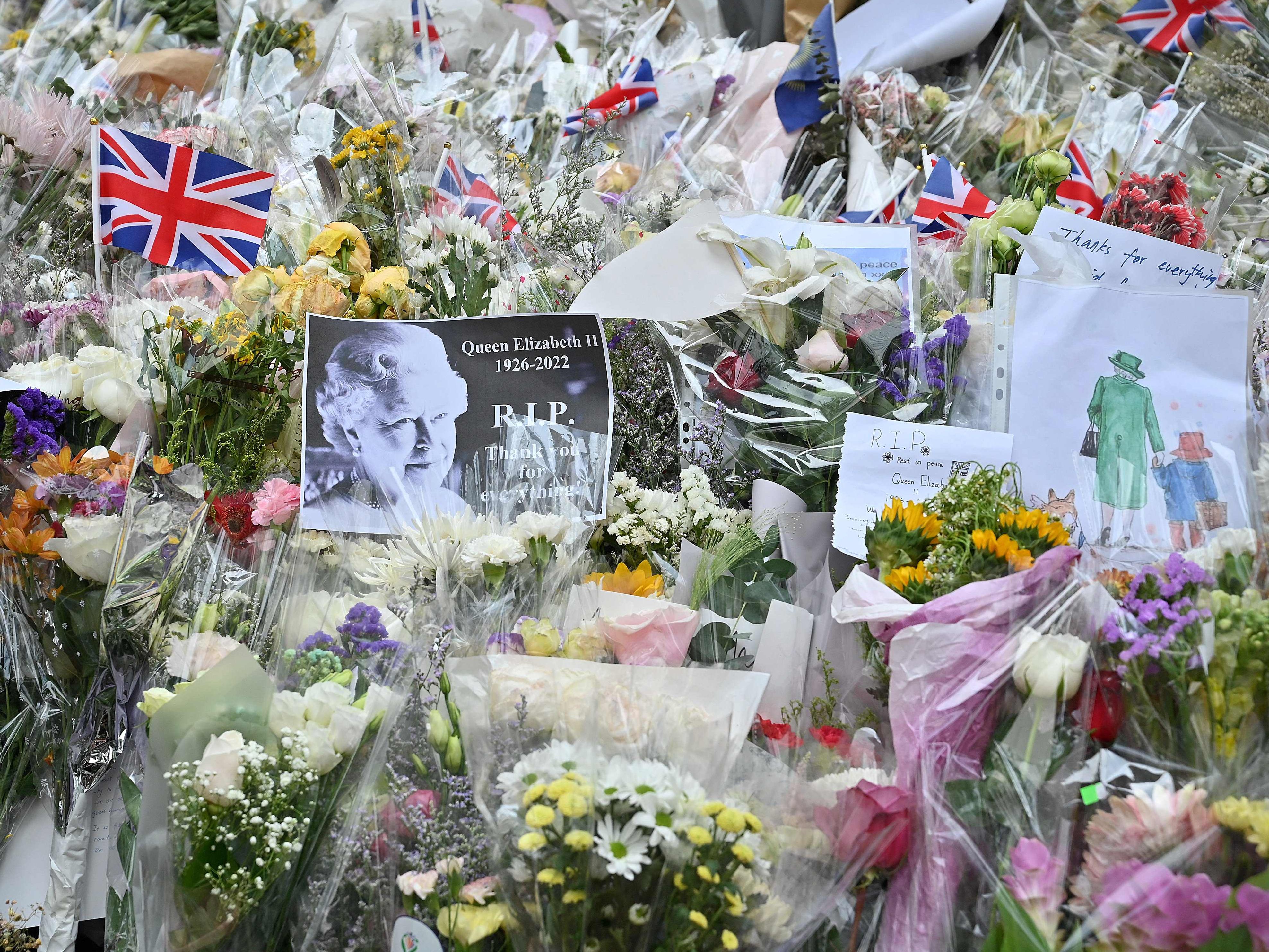 Londoner Hotels verzeichnen vor dem Begräbnis der Queen mehr Buchungen.
