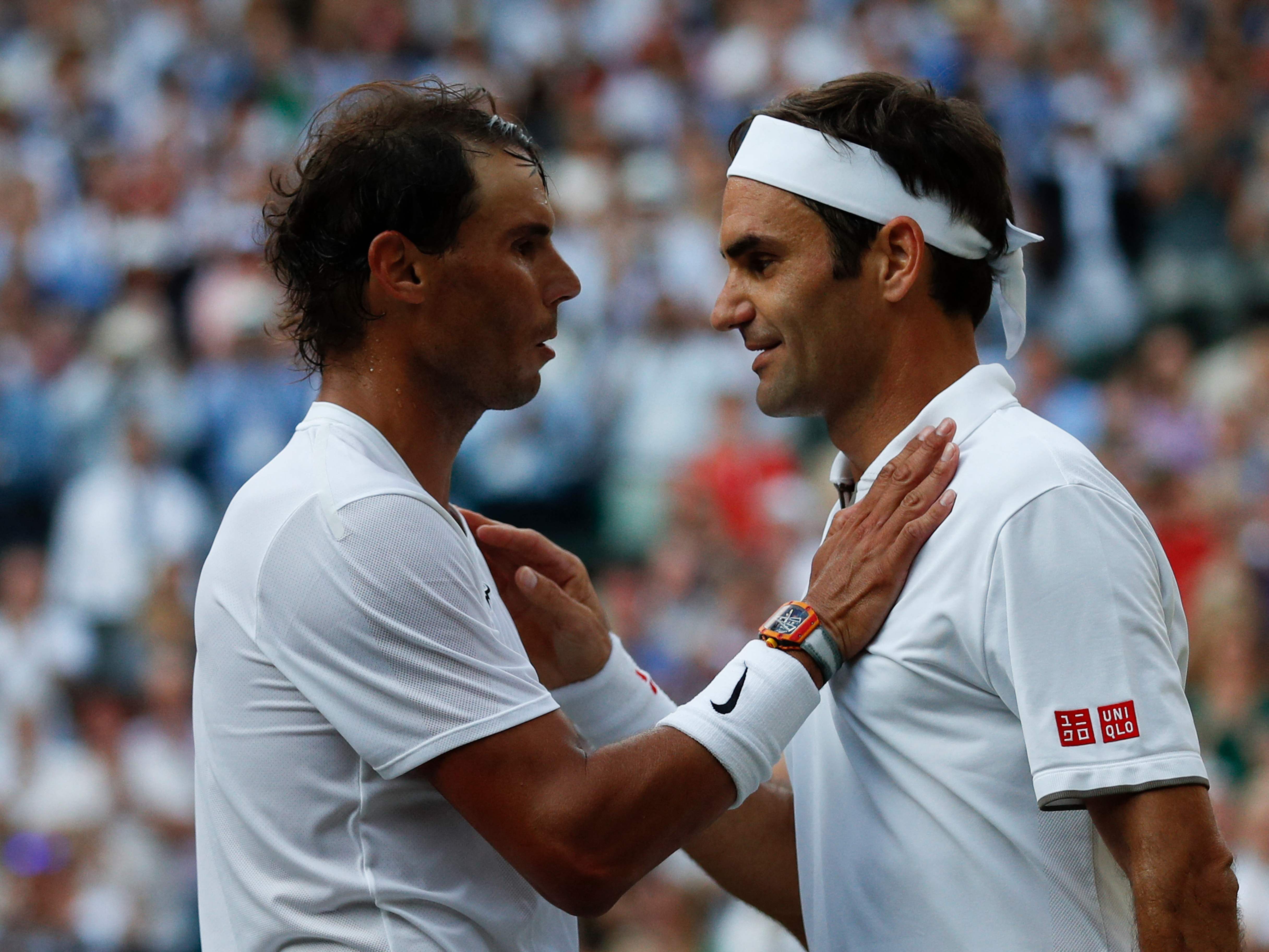 Sowohl Rivalen als auch enge Freunde: Nadal und Federer. Sowohl Rivalen als auch enge Freunde: Nadal und Federer.