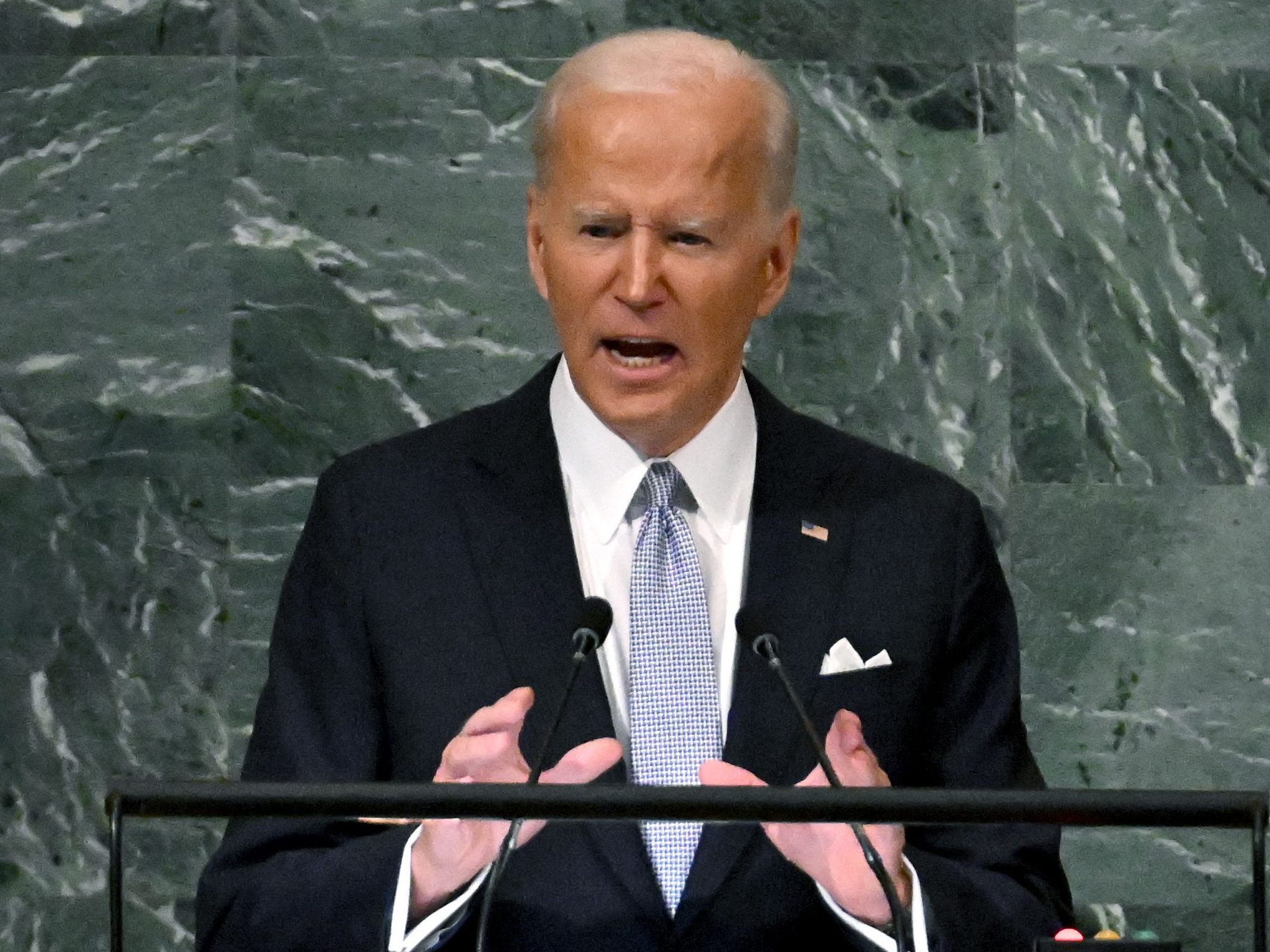 US-Präsident Biden droht Russland mit weiteren Sanktionen.