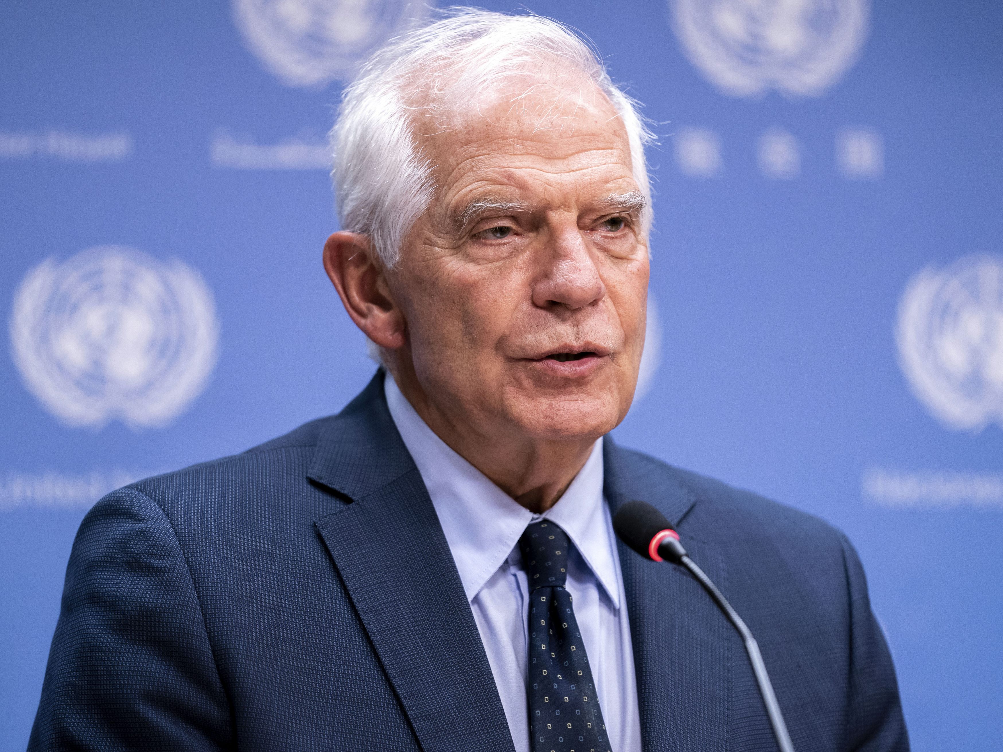 EU-Außenbeauftragter Josep Borrell kündigte neue Maßnahmen an. EU-Außenbeauftragter Josep Borrell kündigte neue Maßnahmen an.