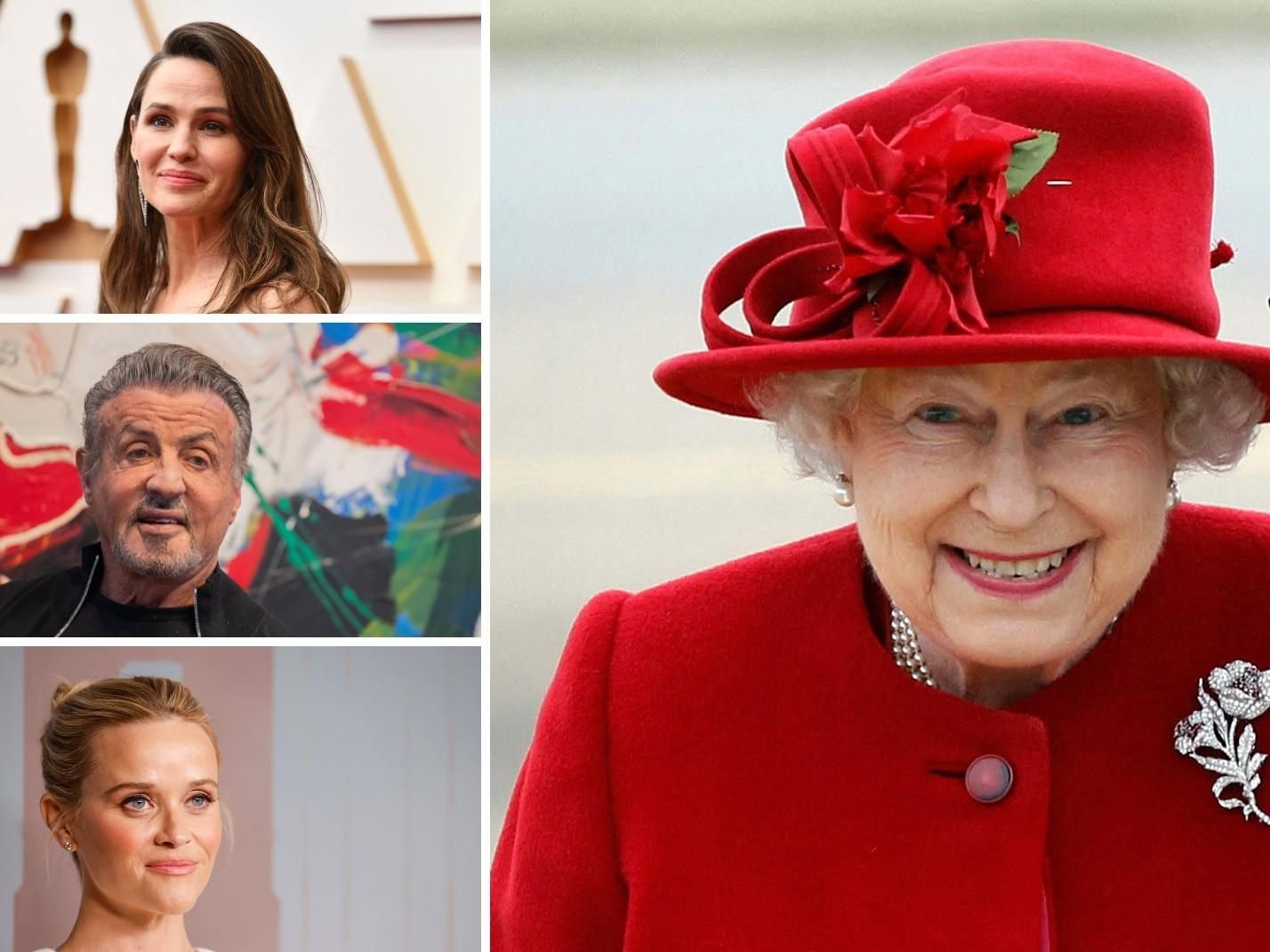 Zahlreiche Hollywood-Stars trauen um die Queen. Zahlreiche Hollywood-Stars trauen um die Queen.