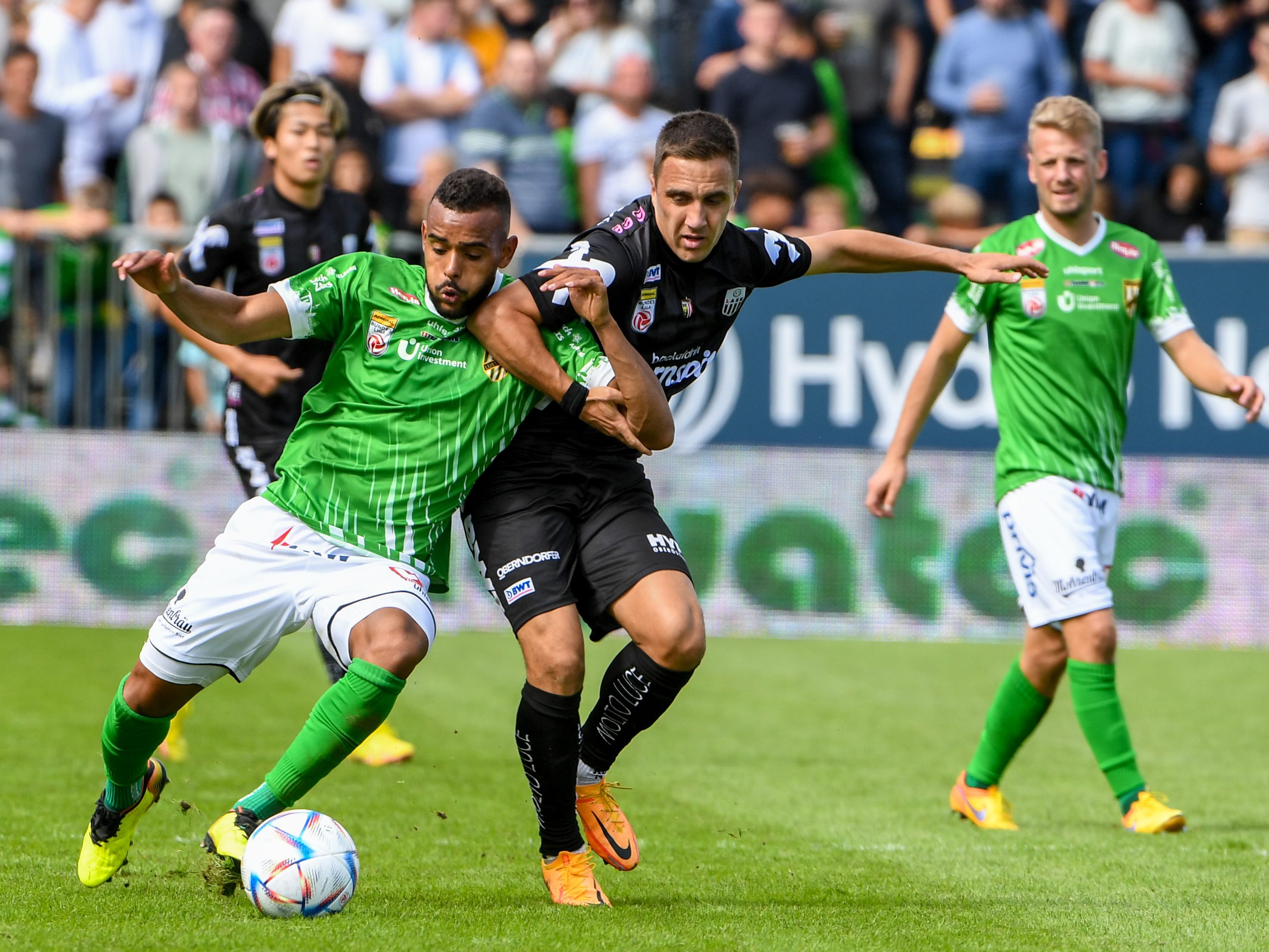 Anderson und Co. zeigten auch heute gegen LASK eine starke Leistung. Anderson und Co. zeigten auch heute gegen LASK eine starke Leistung.