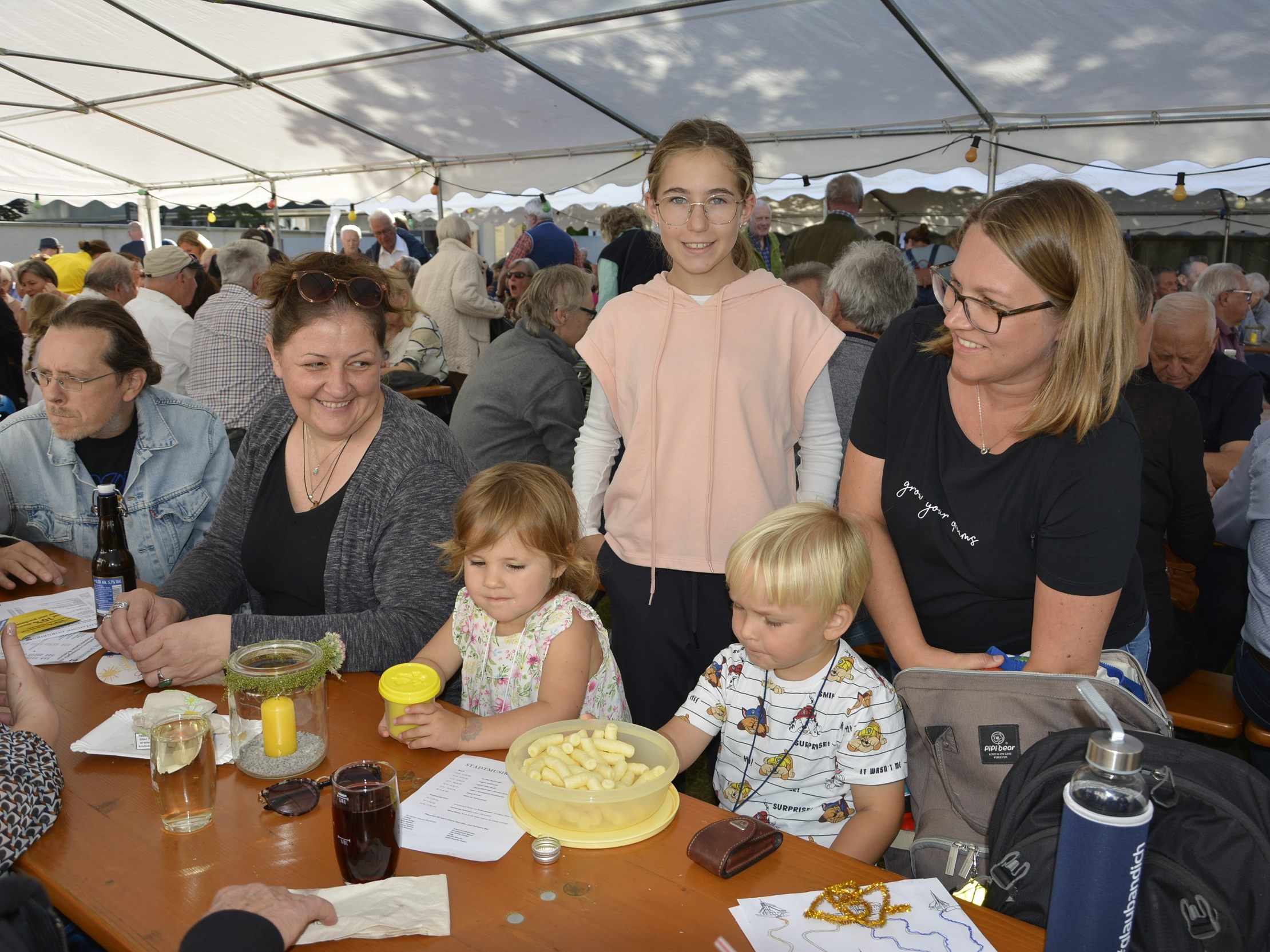 Feststimmung herrschte beim Familienfest im Klostergarten.