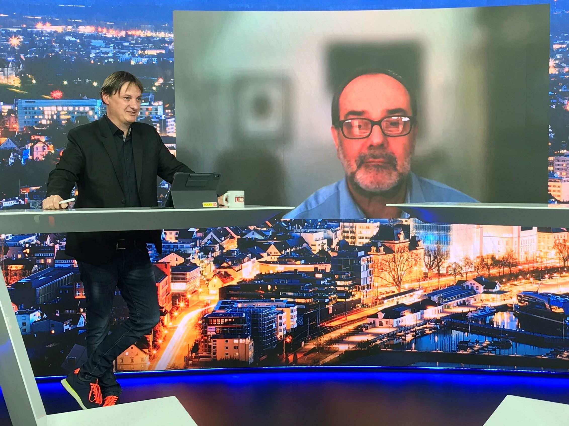 Marc Springer im Gespräch mit Prof. Dr. Christian Köberl.