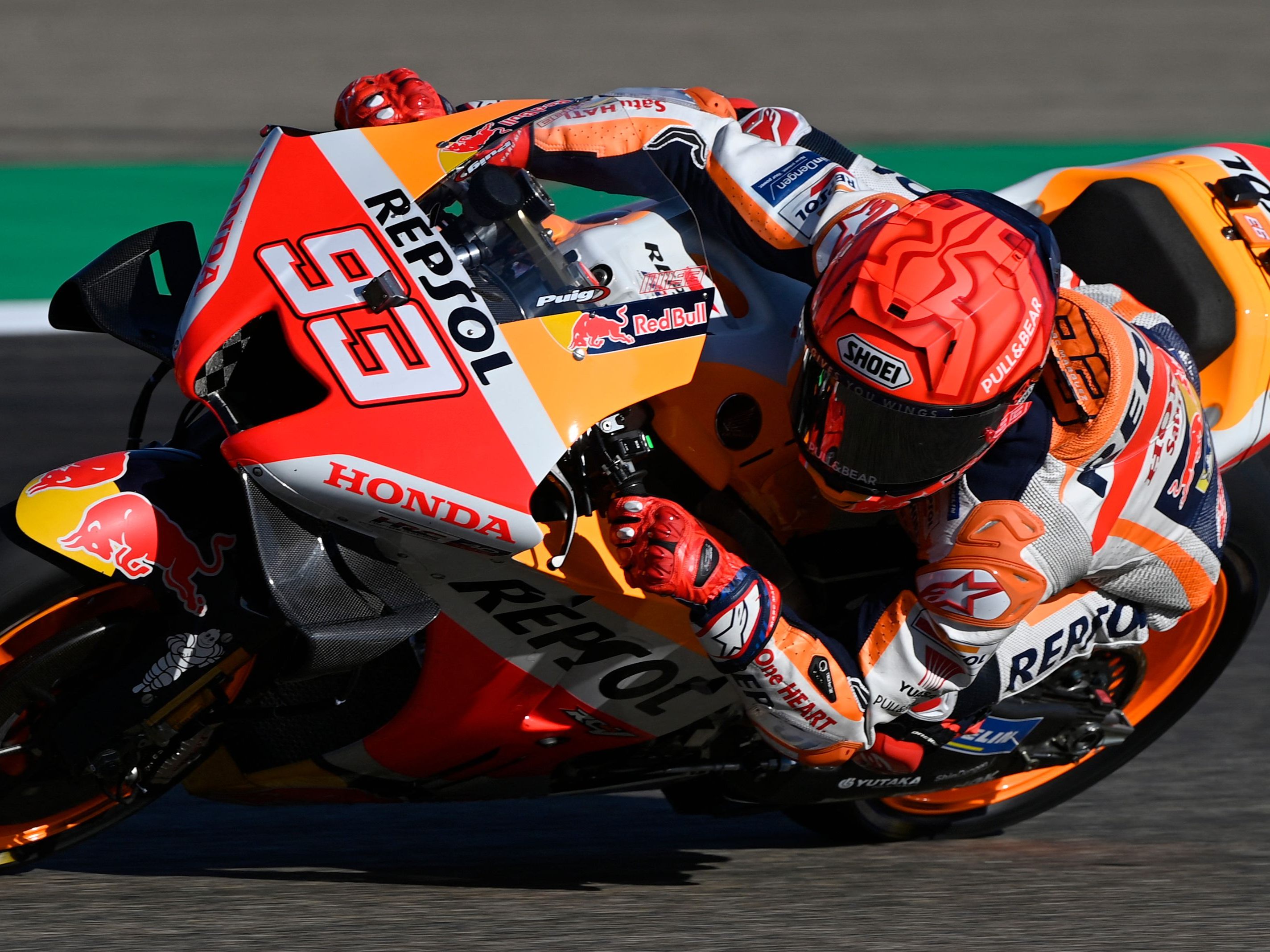 Marc Marquez bestreitet Grand Prix von Aragon.