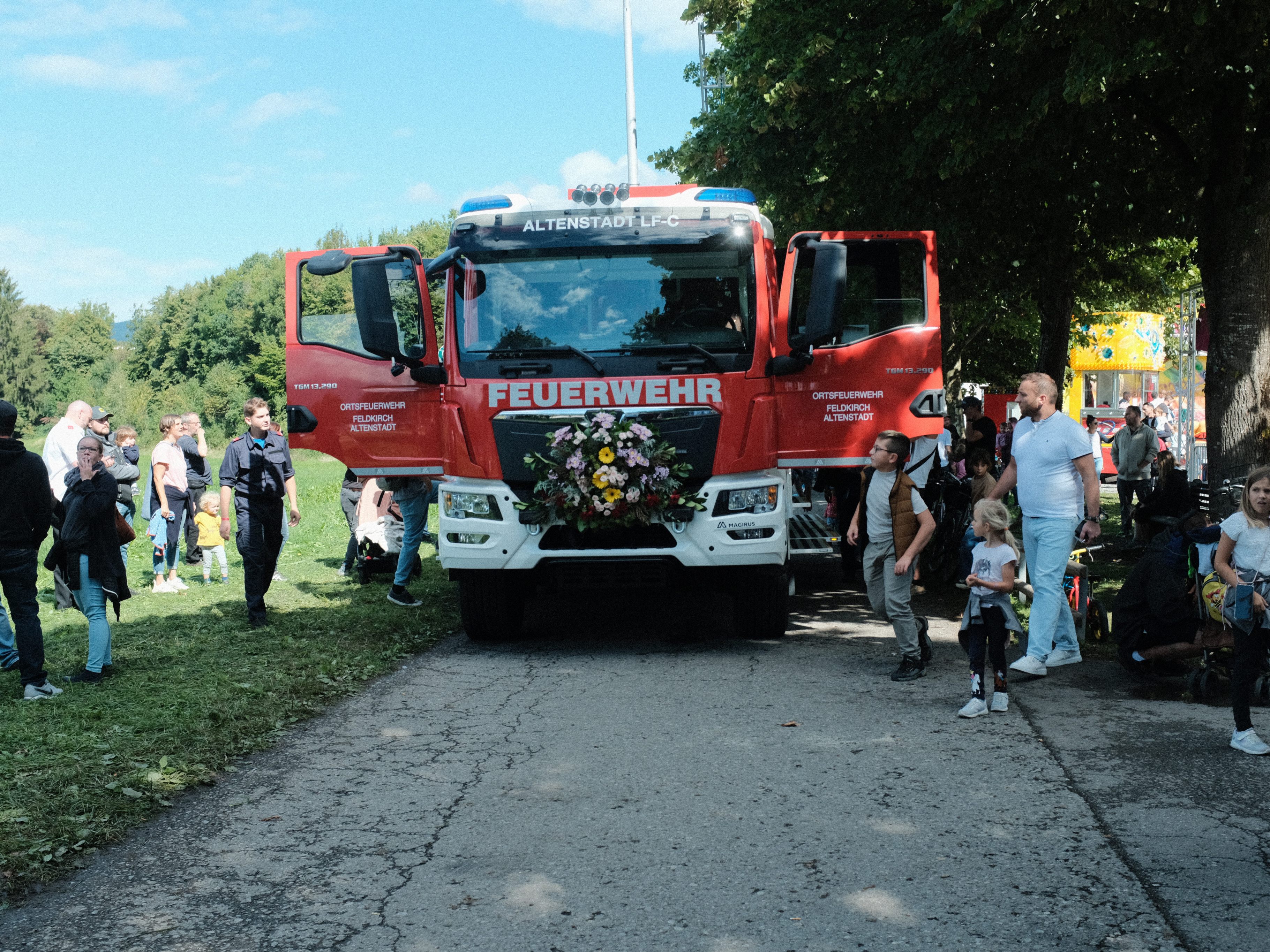 Das neue Feuerwehr-Fahrzeug.