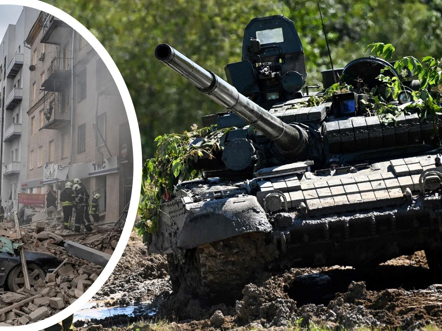 Russland schickt mehr Panzer in die Region um die stark zerstörte Stadt Charkiw. Russland schickt mehr Panzer in die Region um die stark zerstörte Stadt Charkiw.