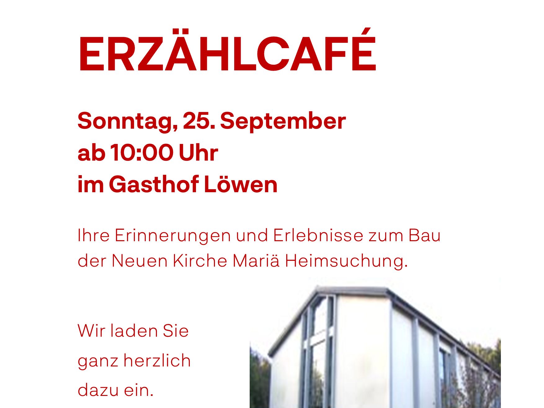 60 Jahre Neue Kirche Nofels. 60 Jahre Neue Kirche Nofels.