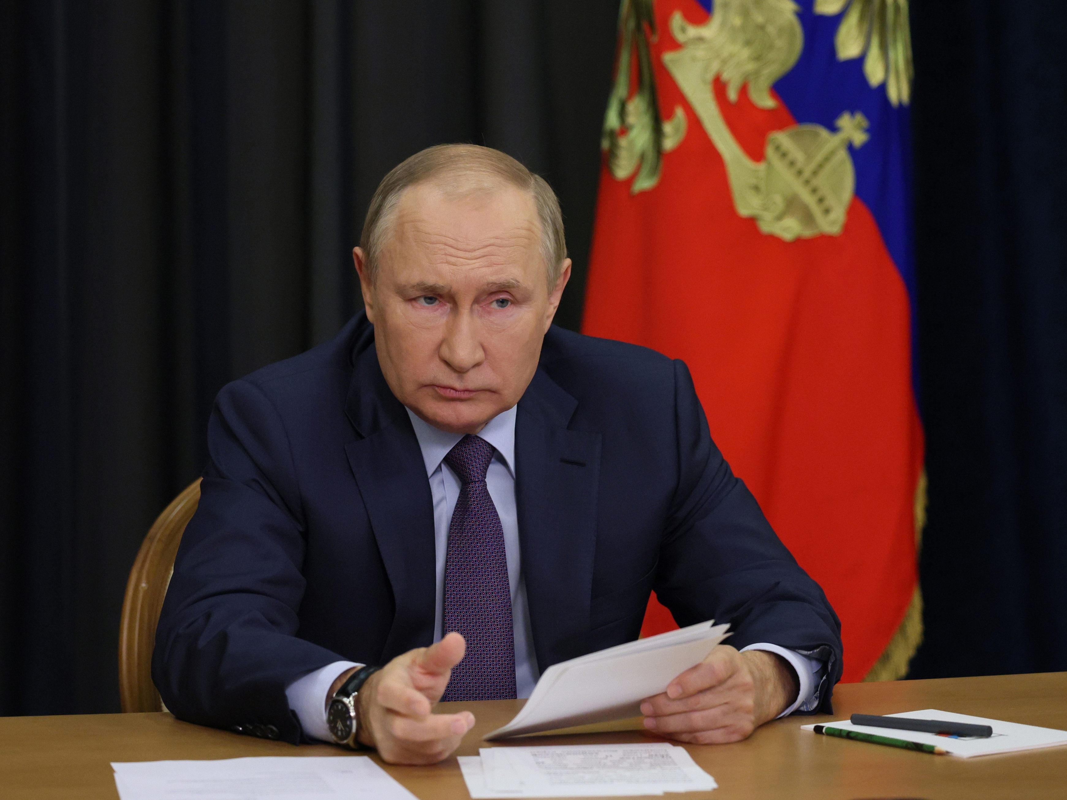 Die Separatisten wollen bei Wladimir Putin einen Beitritt zu Russland beantragen.