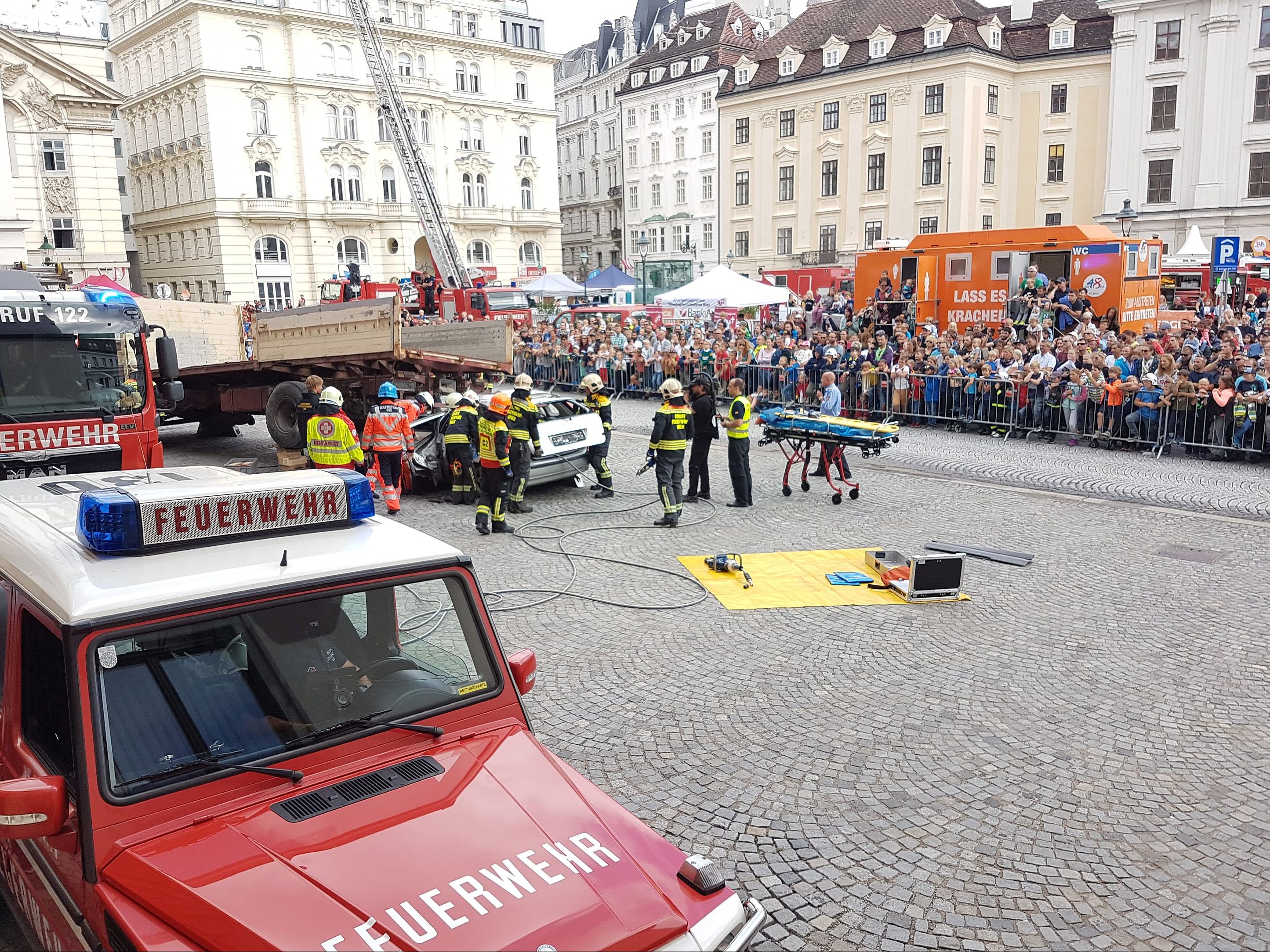 Das Wiener Feuerwehrfest 2022 findet vom 9. bis 11. September statt.