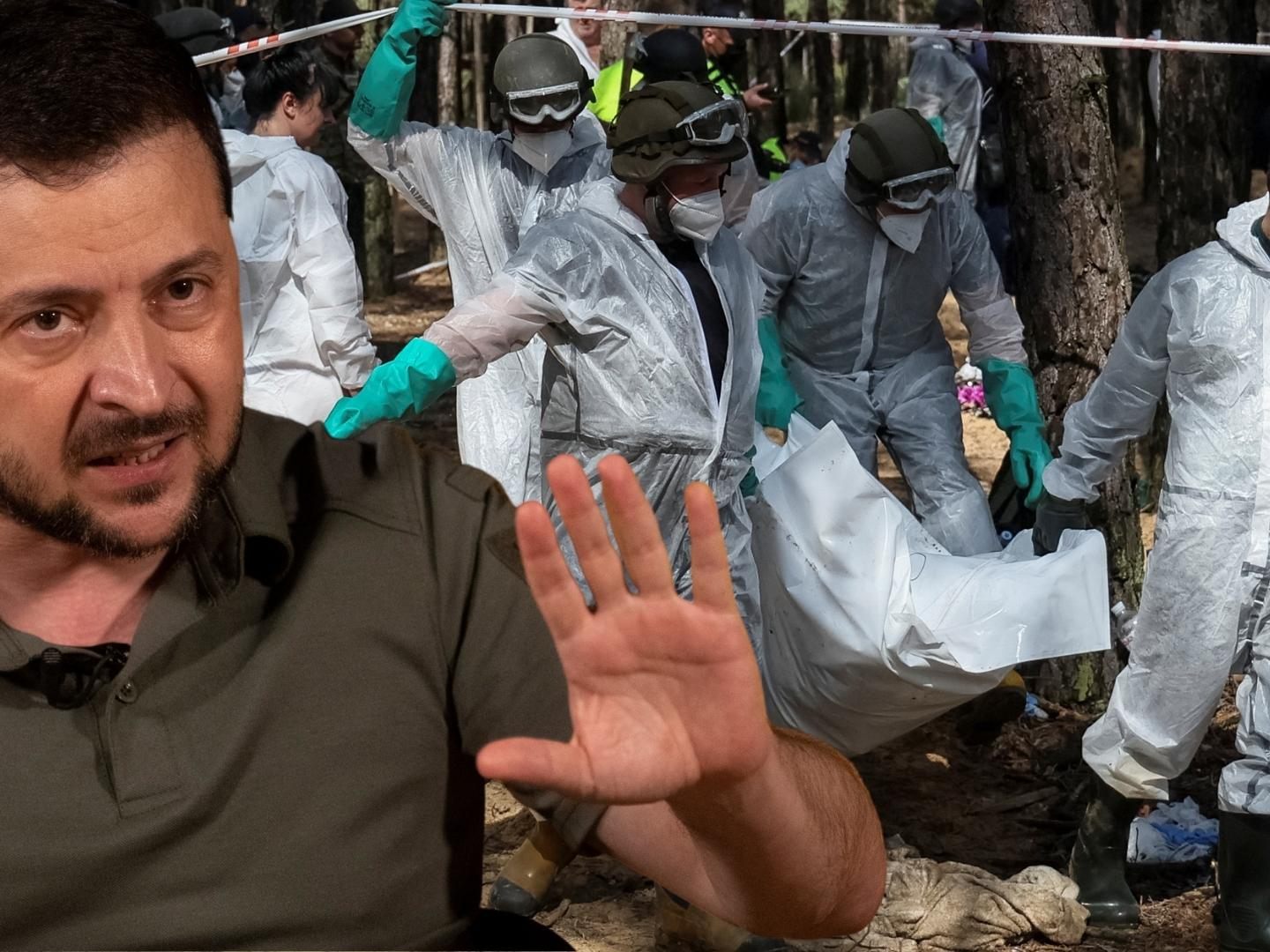 Ukrainischer Präsident erhebt schwere Vorwürfe gegen Invasoren.