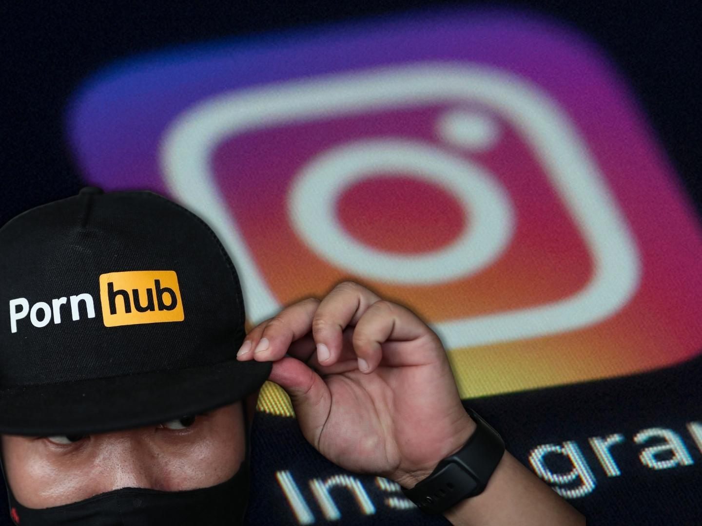 Instagram sperrt Pornhub.