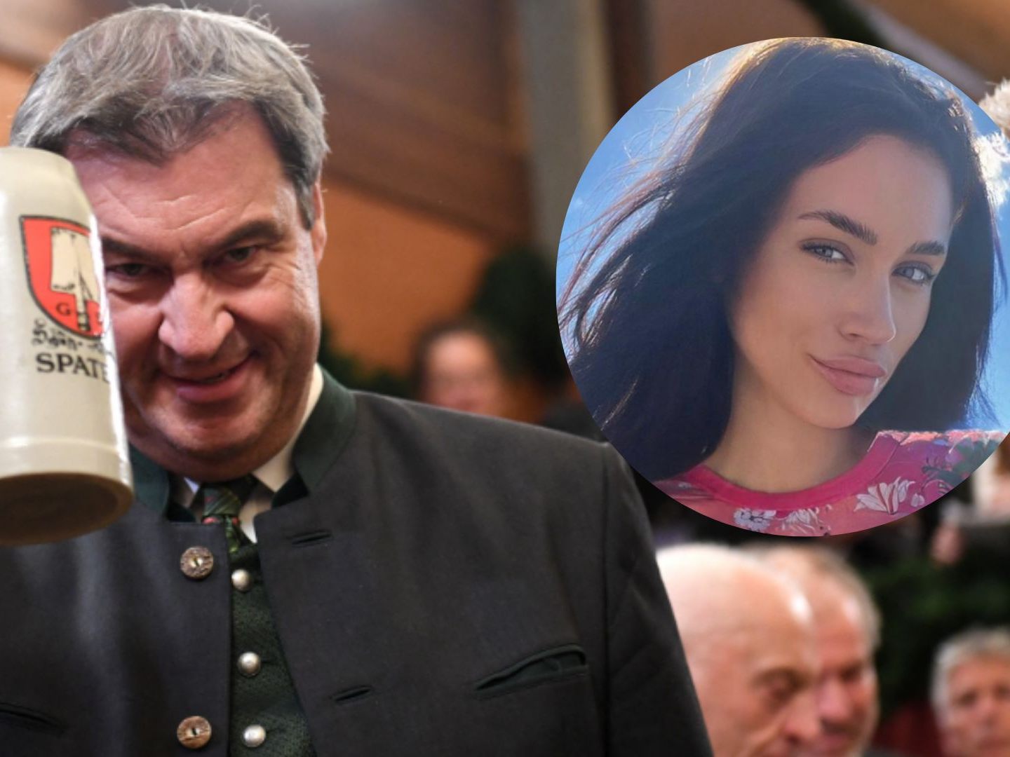 Markus Söder ist stolz auf seine Tochter. Markus Söder ist stolz auf seine Tochter.