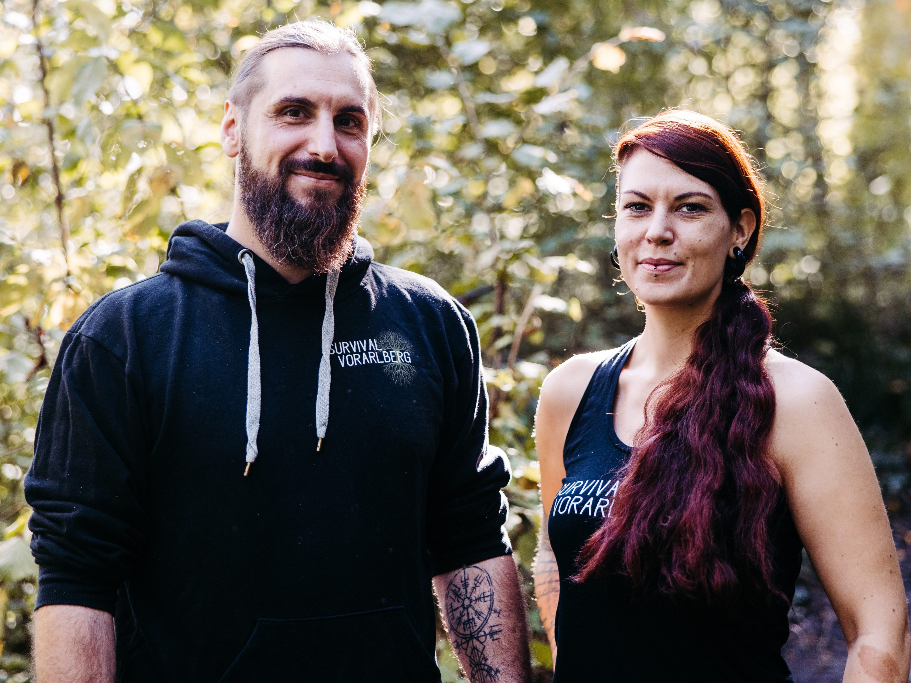 Samuel Wüthrich und Lucy Pernthaler.