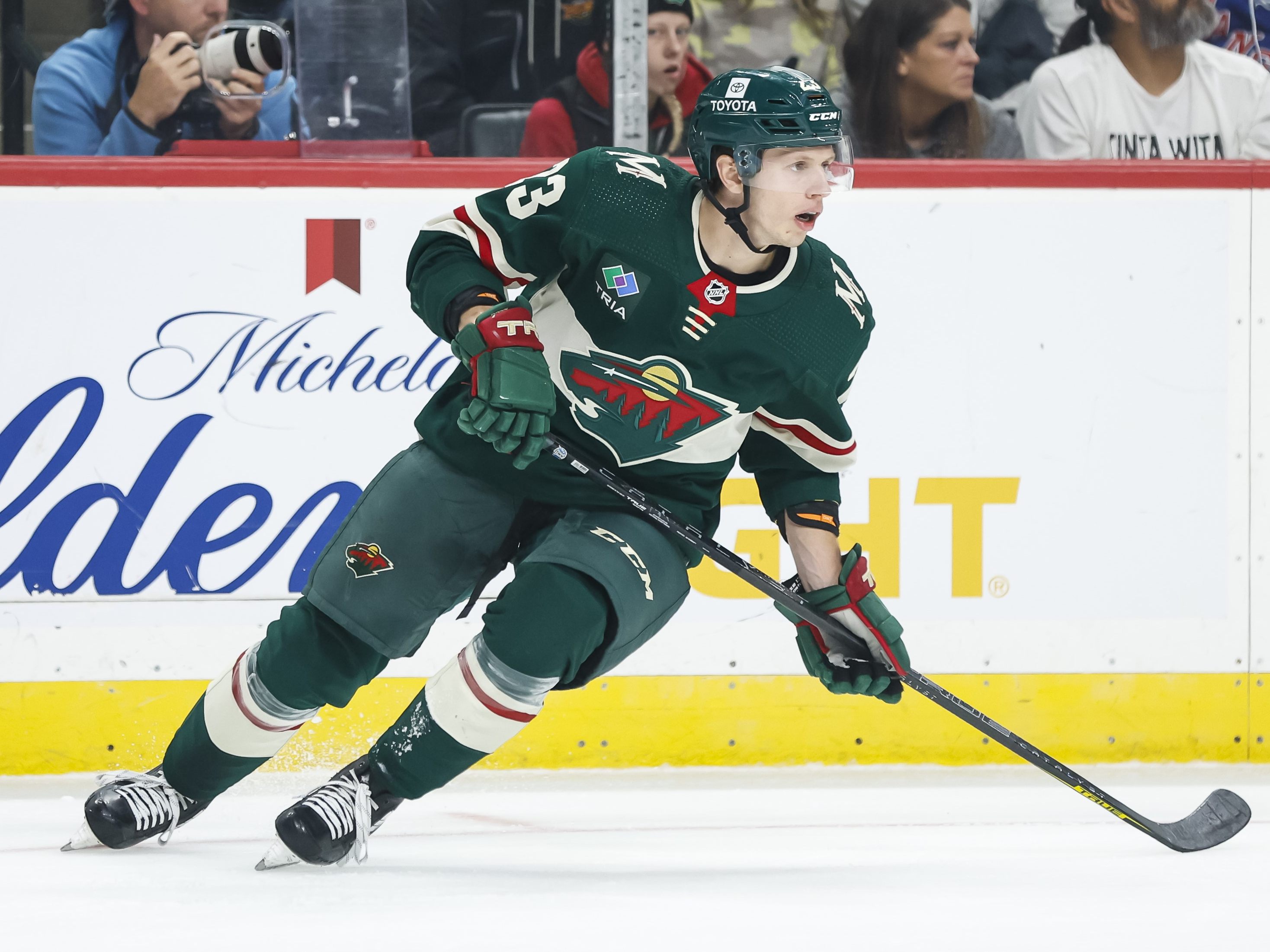 Center aus Vorarlberg muss sich seinen Platz bei Minnesota Wild erkämpfen. Center aus Vorarlberg muss sich seinen Platz bei Minnesota Wild erkämpfen.
