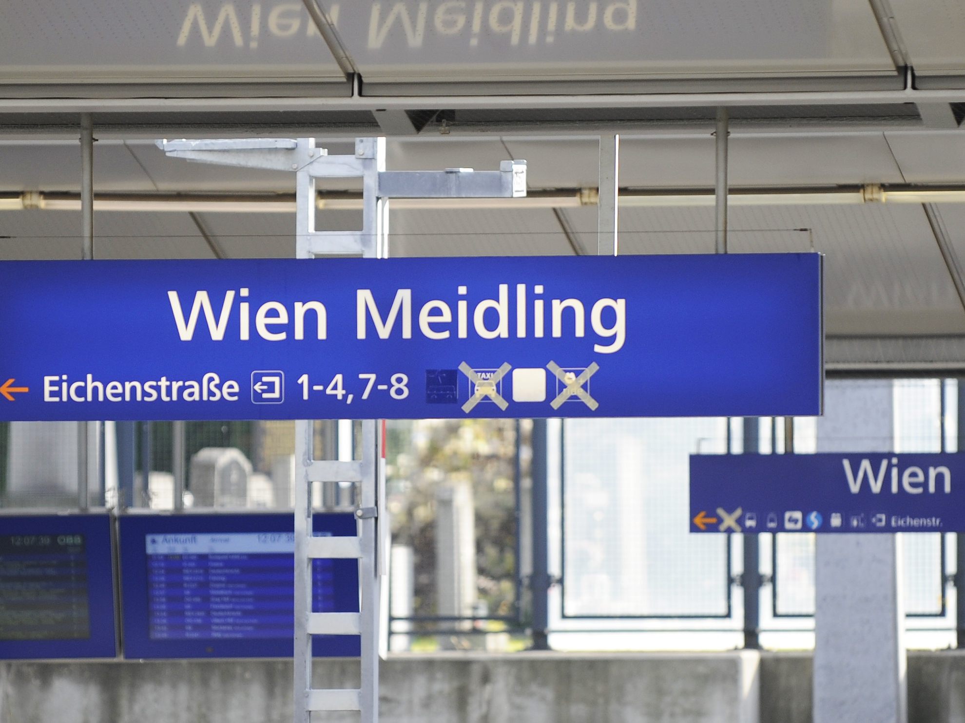 Ein Teil der Züge zwischen Wien Meidling und Floridsdorf fiel laut den ÖBB aus.
