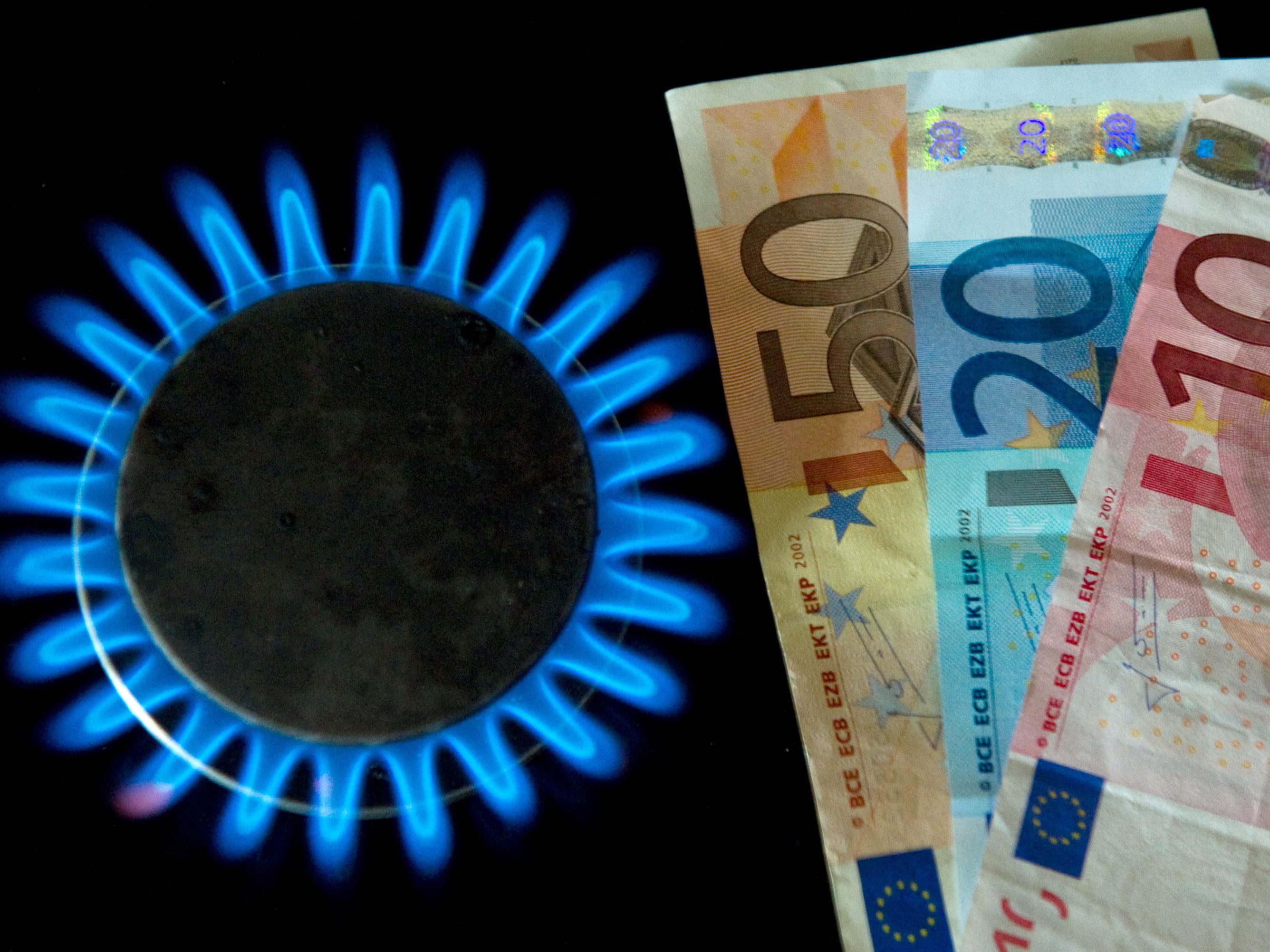 Die Gas-Großhandelspreise fallen um 6 Prozent.