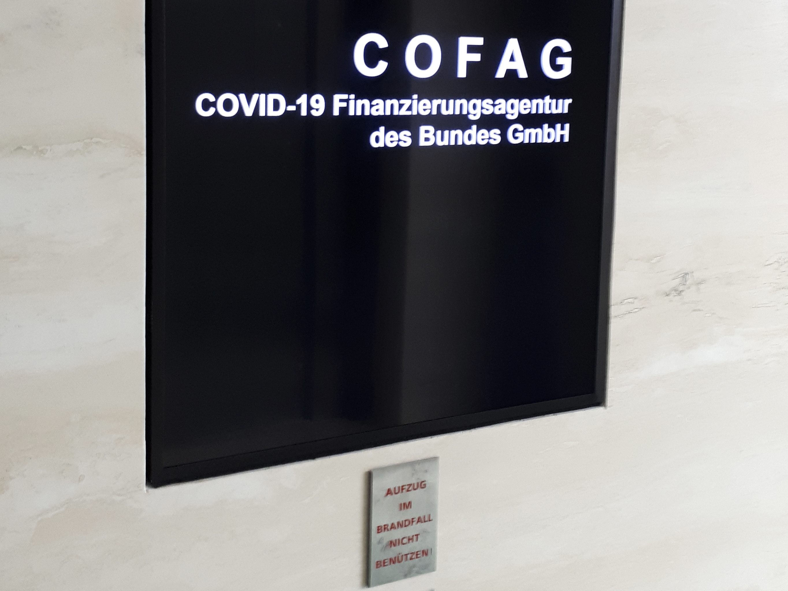 Das Finanzministerium prüft derzeit verstärkt die COFAG-Hilfen nach.