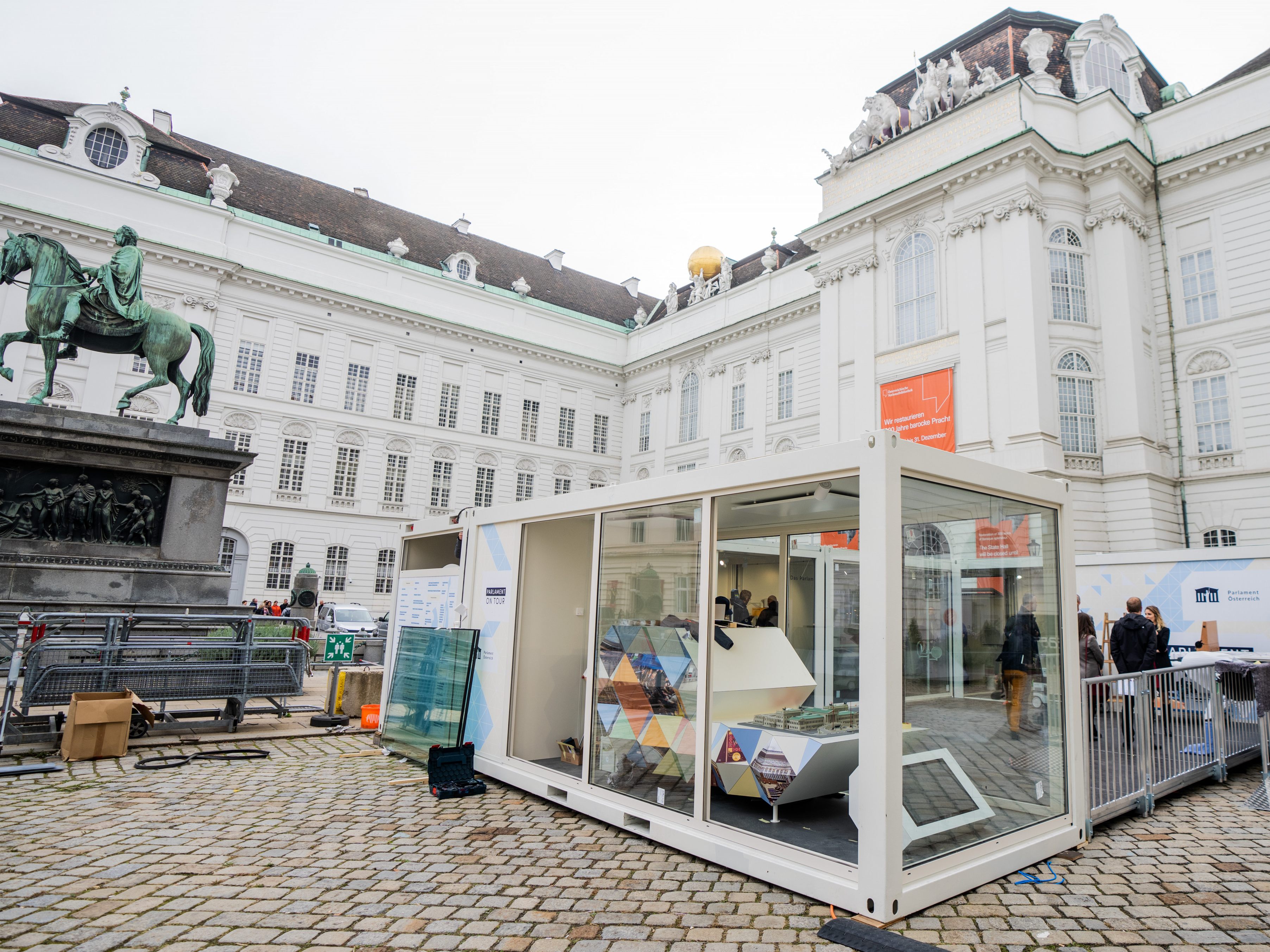 "Parlament on Tour" startet am Nationalfeiertag in Wien.