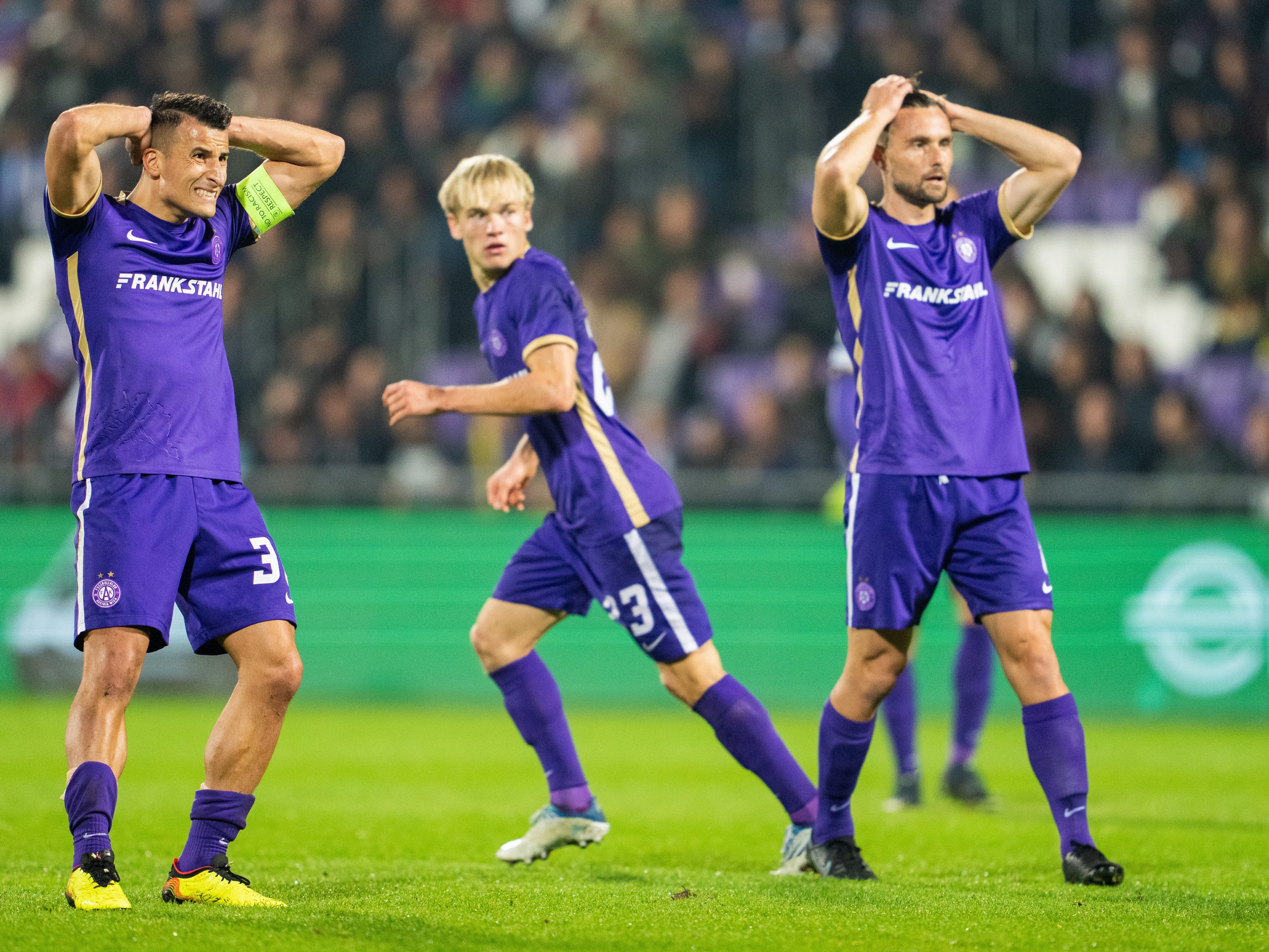 Austria Wien im Cup an Drittligist Sport-Club gescheitert.