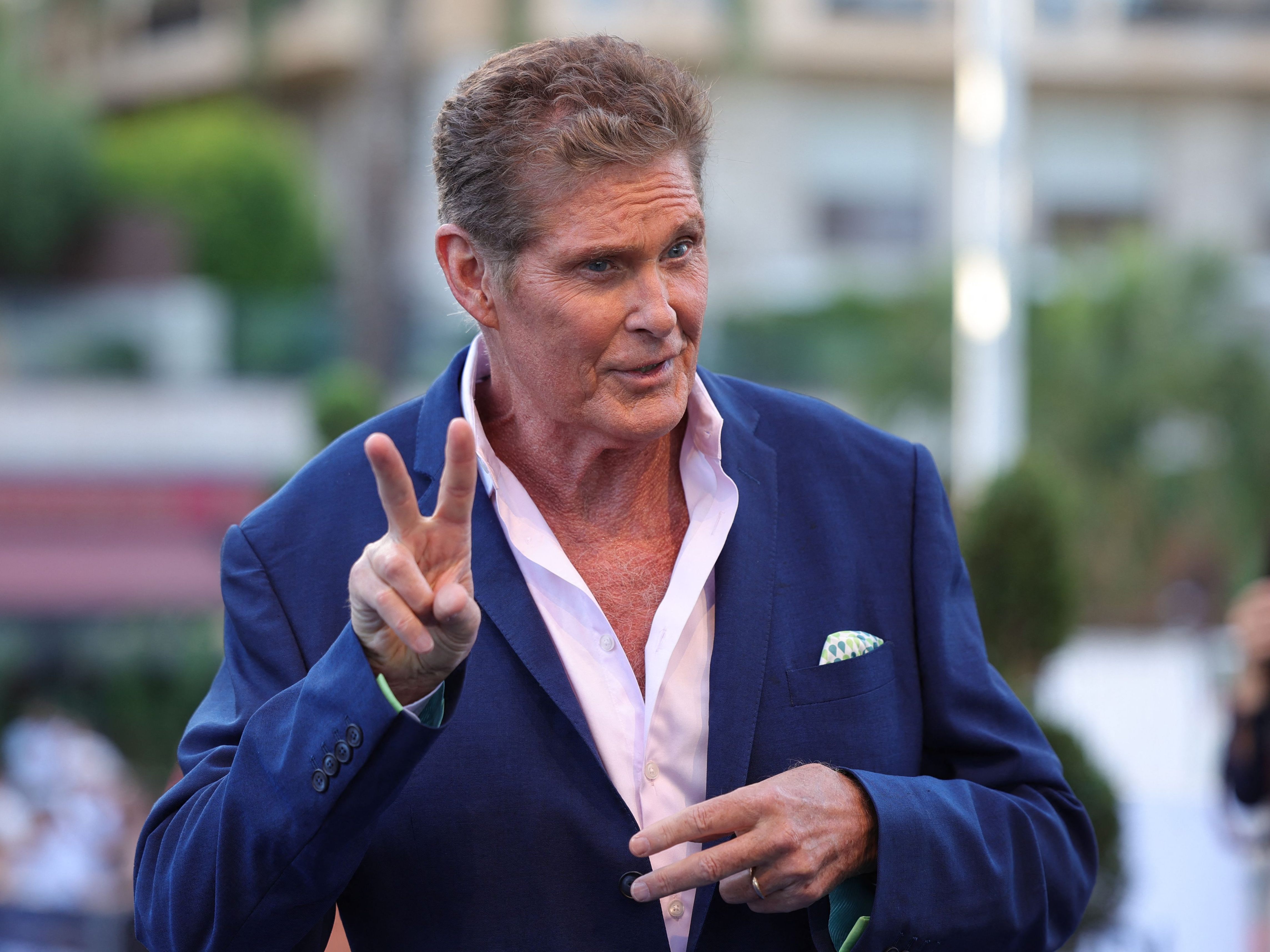 US-Star David Hasselhoff tritt 2023 in der Wiener Stadthalle auf. US-Star David Hasselhoff tritt 2023 in der Wiener Stadthalle auf.