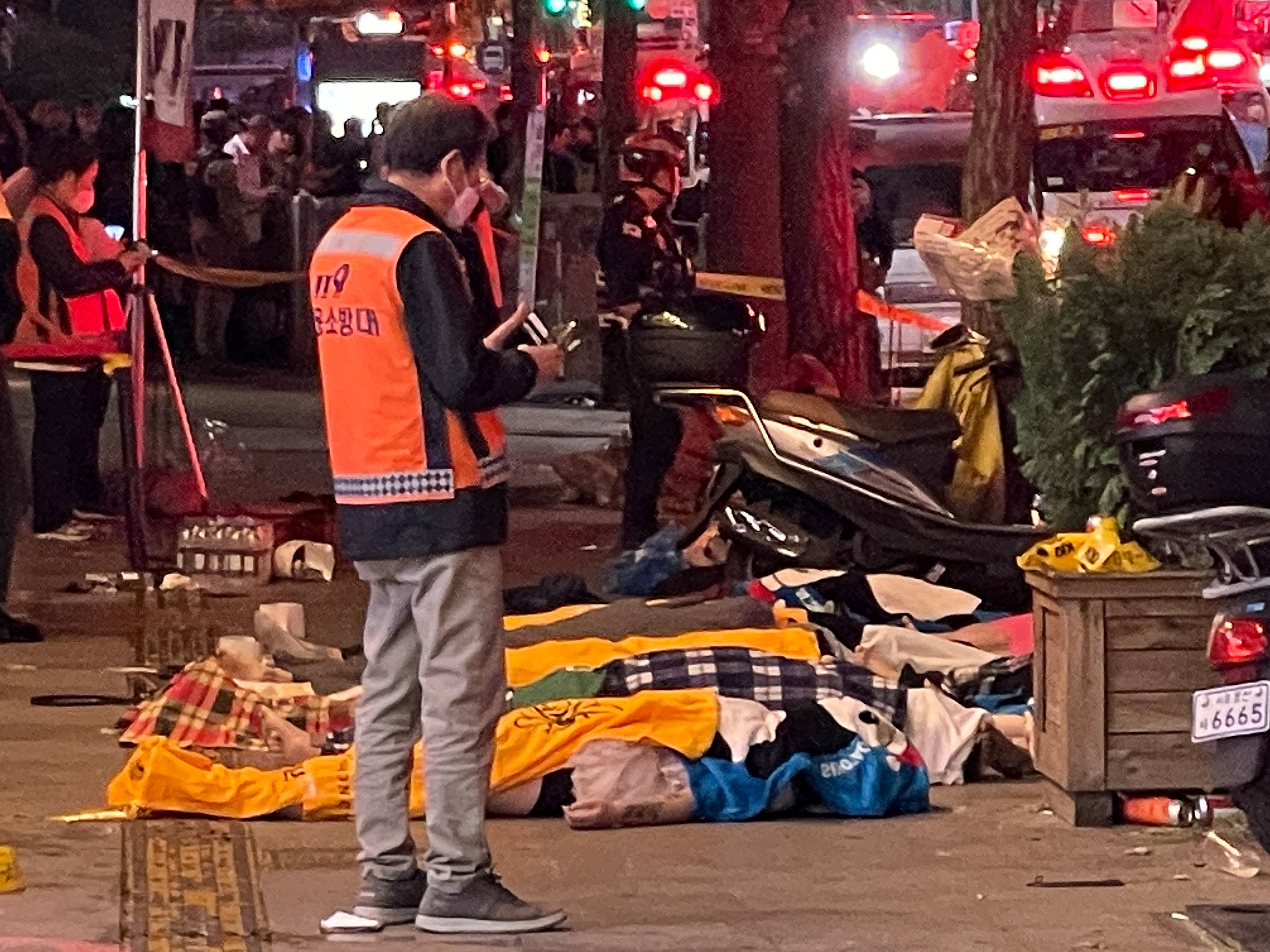 Bei einem Ansturm auf eine Halloween-Feier in Seoul wurden 59 Menschen getötet.