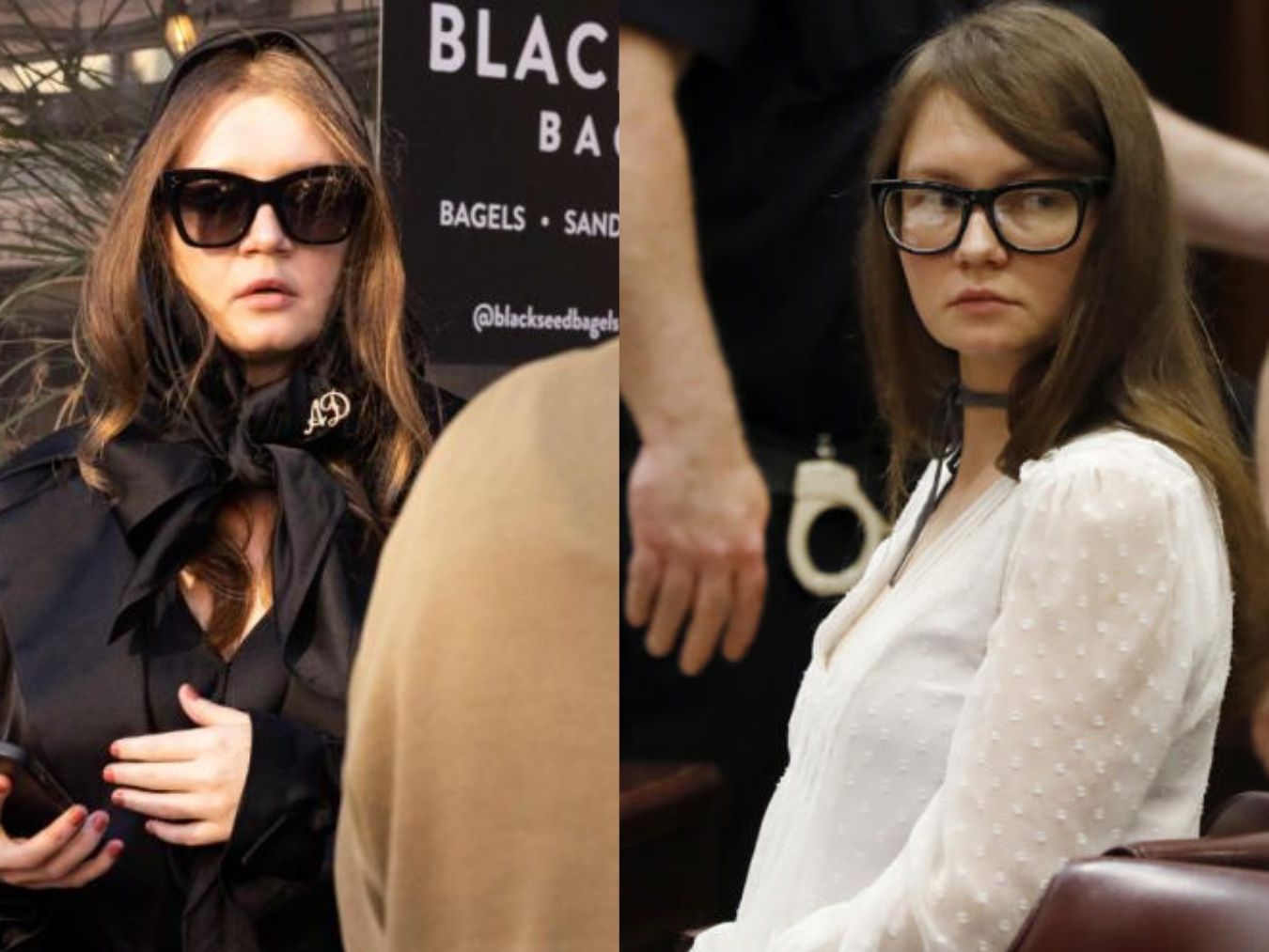 Anna Sorokin (31) verwendet teils immer noch ihr Betrüger-Pseudonym Anna Delvey, so trägt sie etwa die Initialen als Schmuck aus Strasssteinchen.