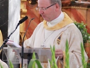 Bischof Benno Elbs gestaltete den Krönungssonntag in Bildstein.