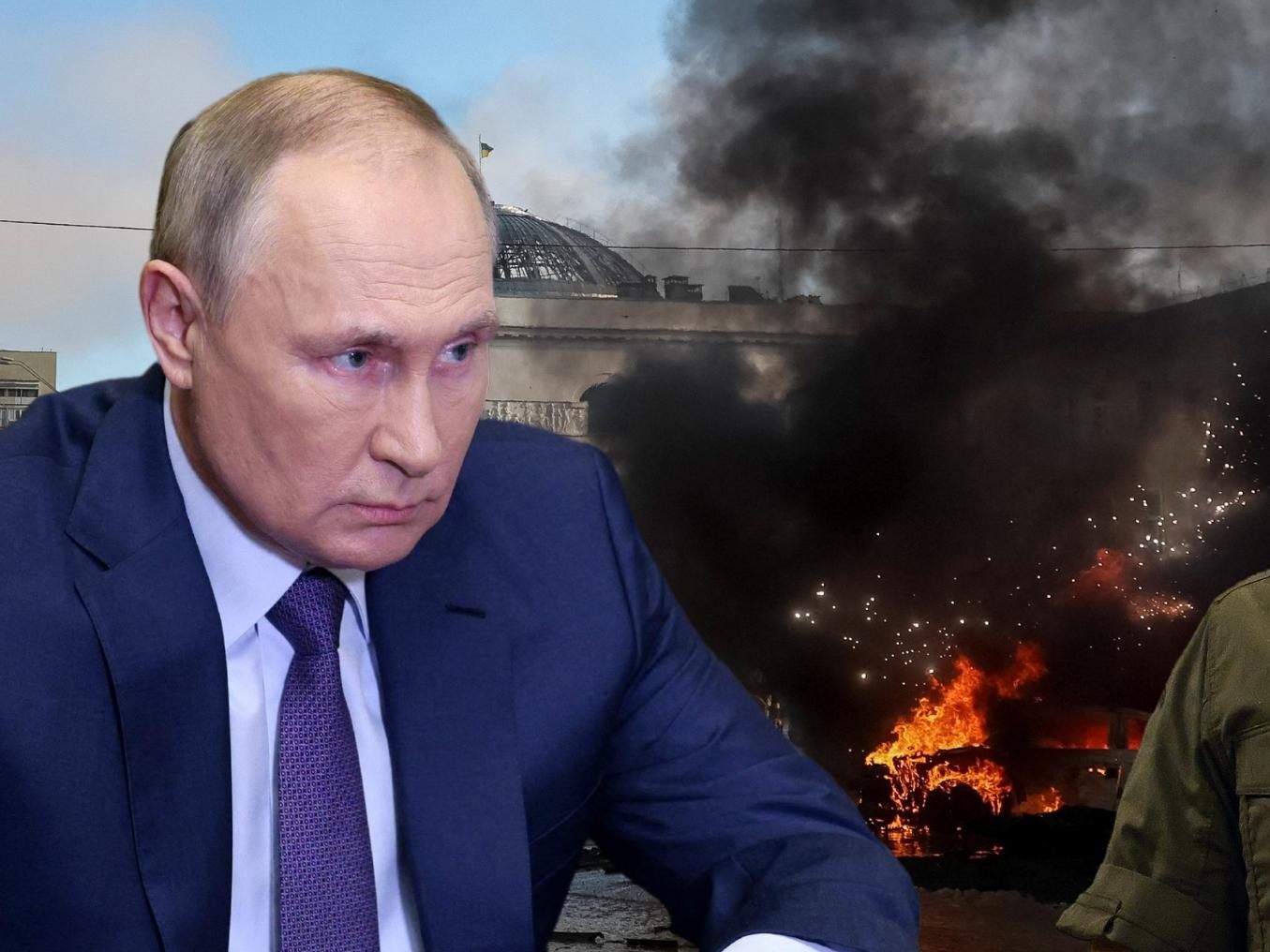 Im Zentrum der ukrainischen Hauptstadt Kiew ist es am Montag zu schweren Explosionen gekommen. Im Zentrum der ukrainischen Hauptstadt Kiew ist es am Montag zu schweren Explosionen gekommen.