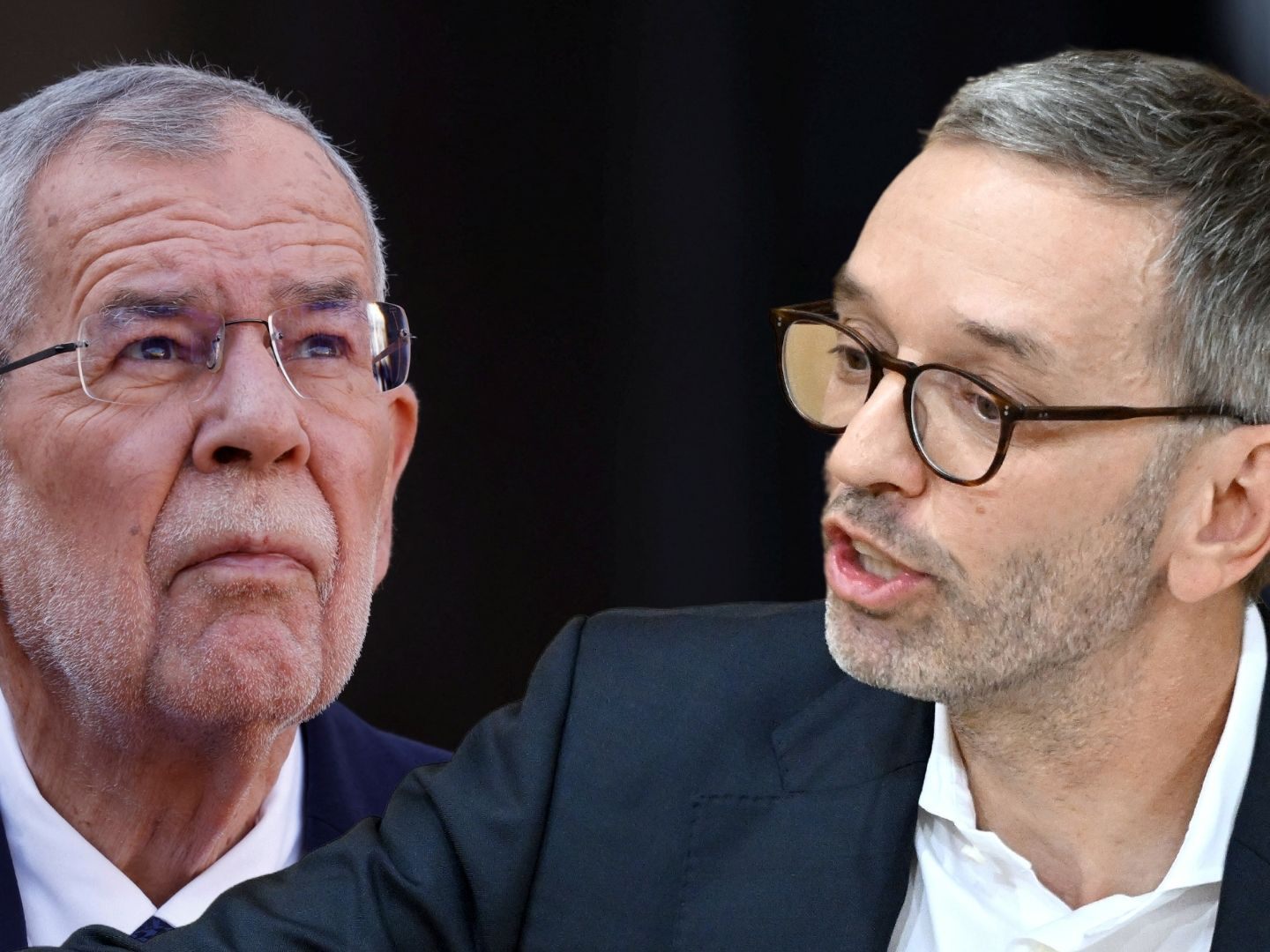 Alexander van der Bellen, Herbert Kickl. Alexander van der Bellen, Herbert Kickl.