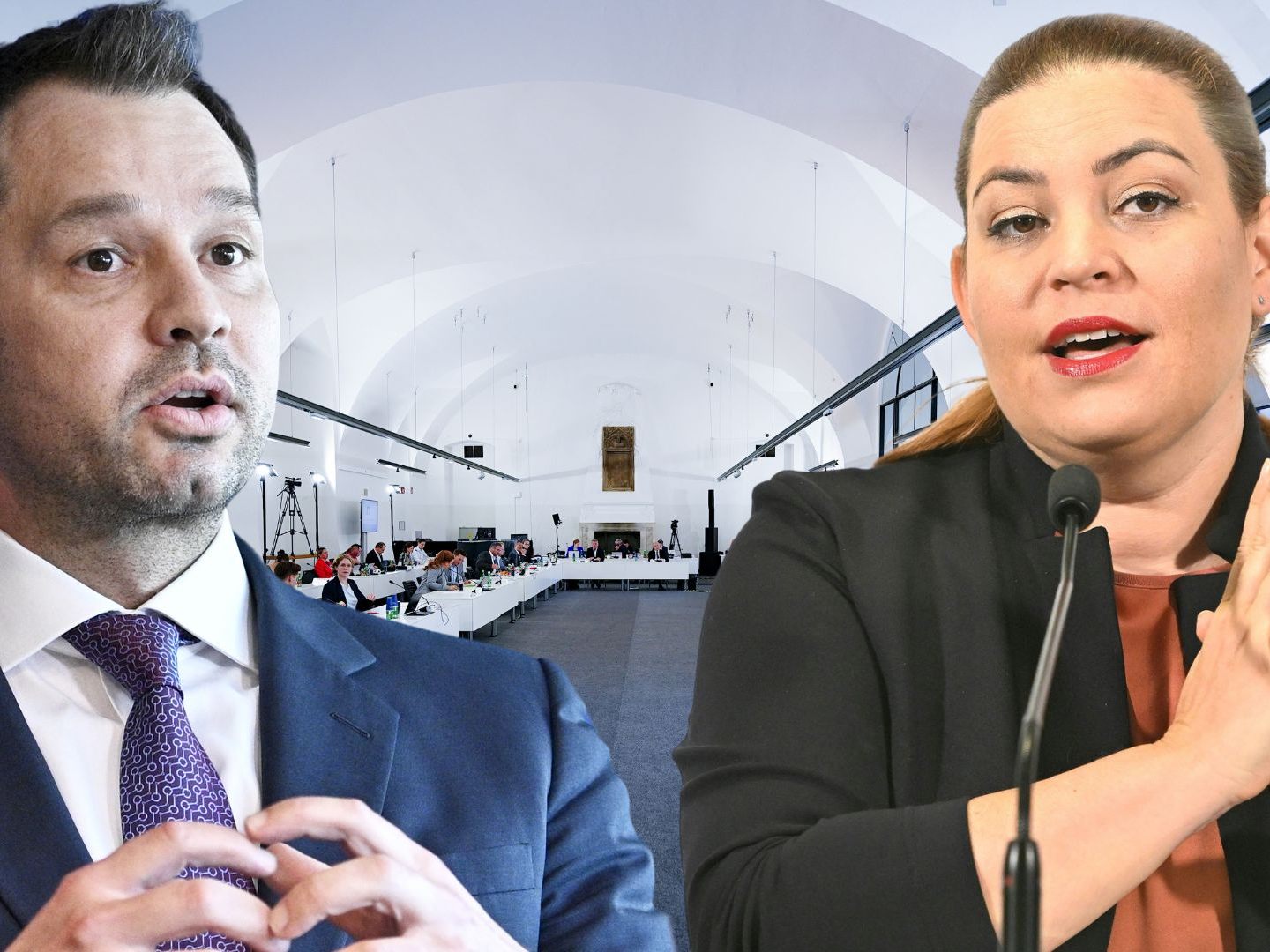 Thomas Schmid muss sich im ÖVP-U-Ausschuss unter anderem auch vor Nina Tomaselli (Grüne) verantworten.