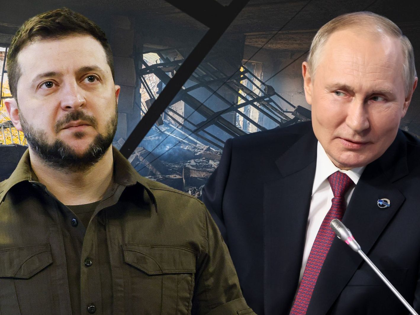 Selenskyj vergleicht die russischen Aggressoren mit Nazis. Selenskyj vergleicht die russischen Aggressoren mit Nazis.