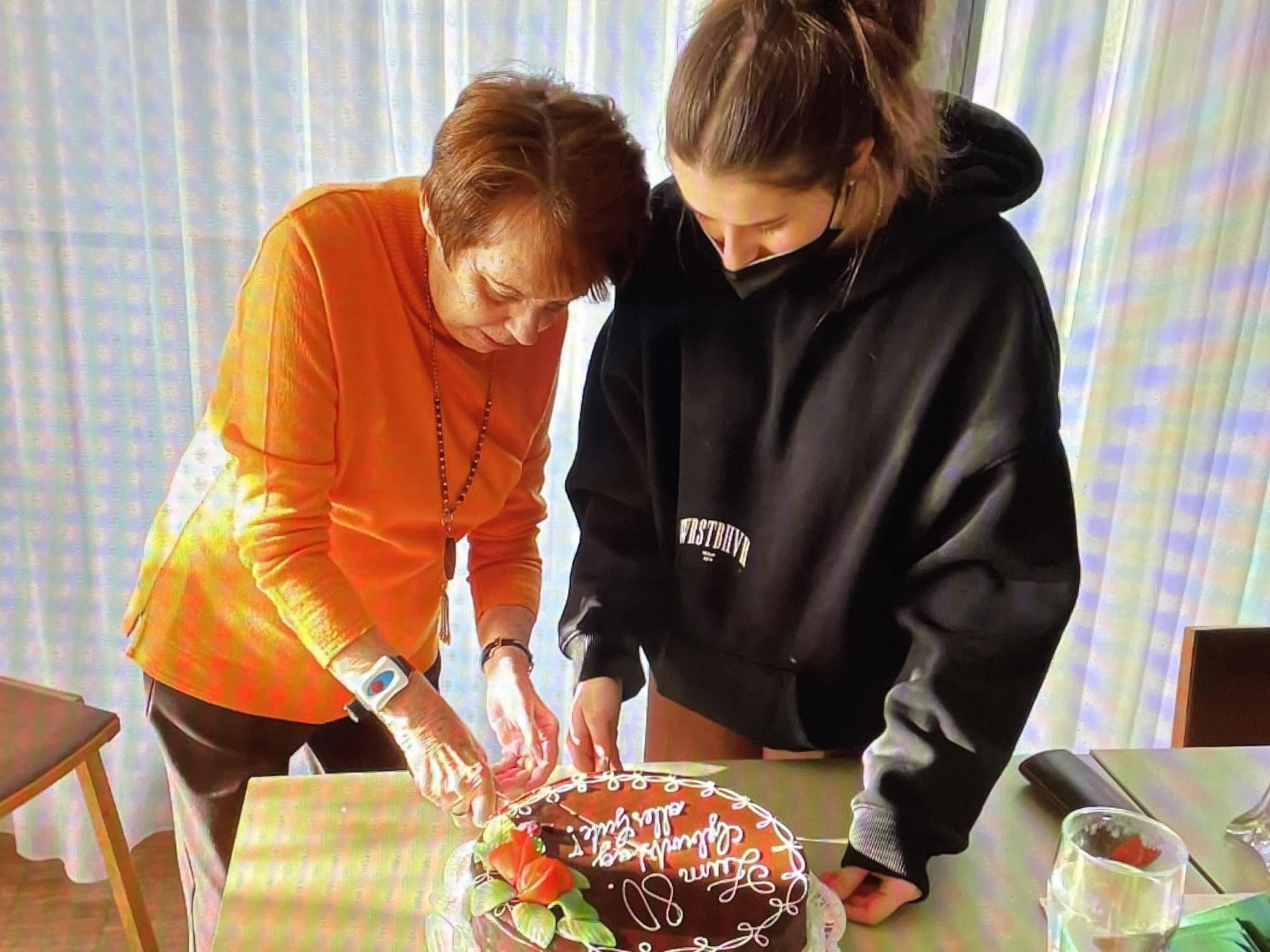 Elena Jehle bei ihrer Arbeit im Haus der Generationen in Götzis.