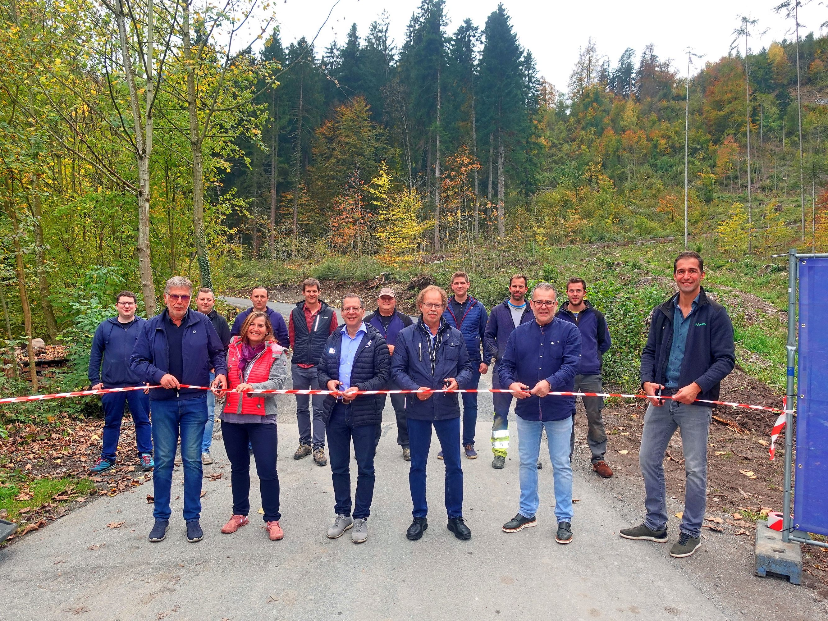 Die Sanierung des Gampweges in Nenzing-Beschling ist weitgehend abgeschlossen.