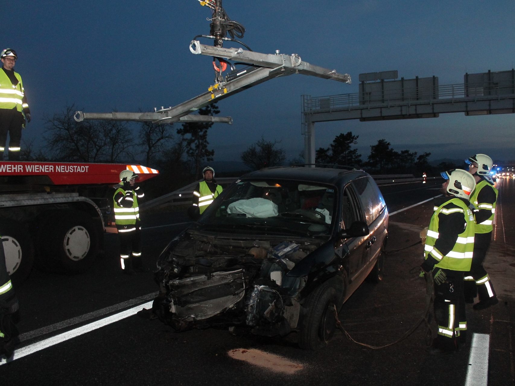 Auf der A2 gab es einen Verkehrsunfall.