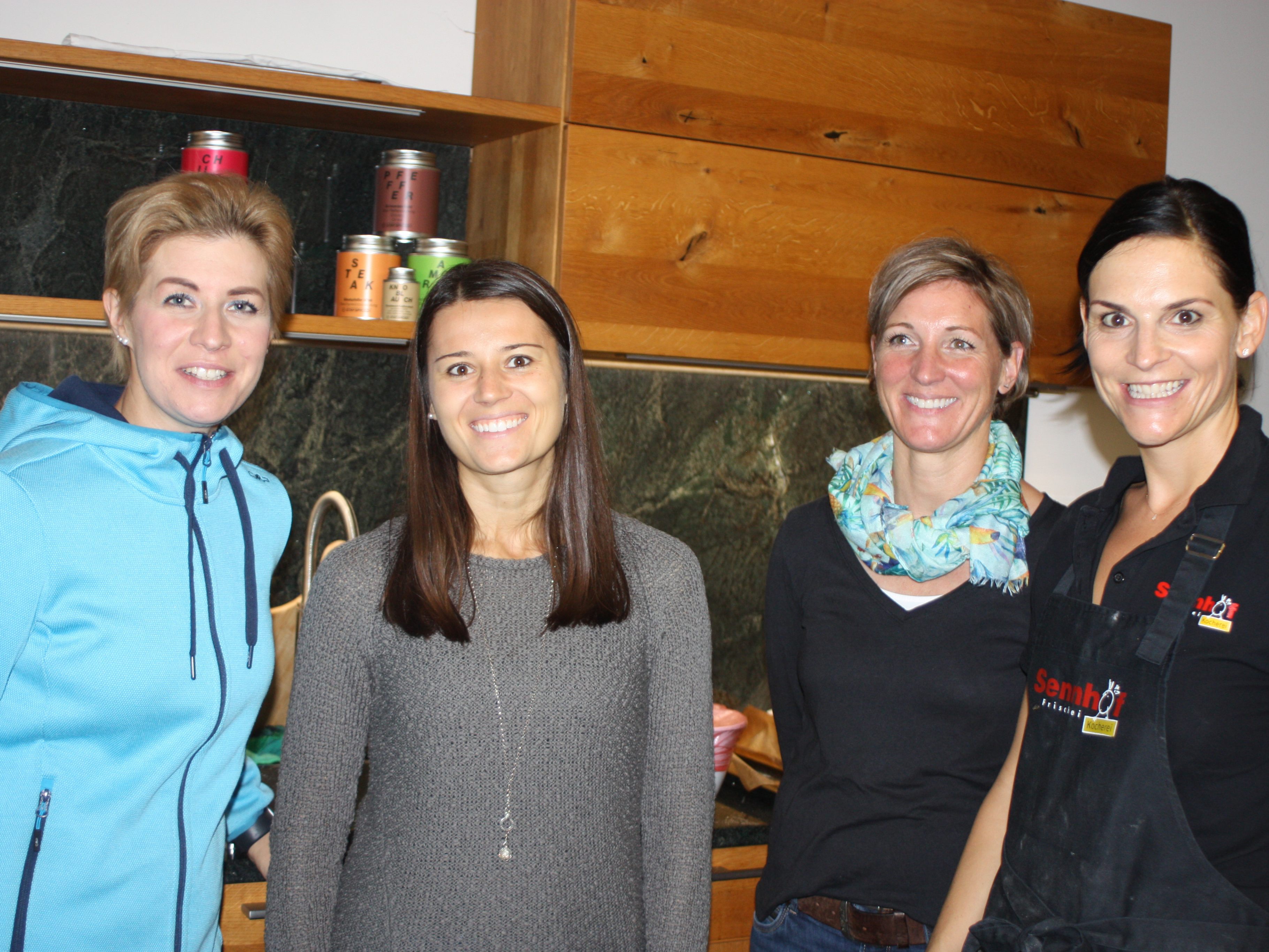 Sabine Kasper, Sandra Wandl, Raphaela Koller und Kursleiterin Christina Kilga waren hochzufrieden.