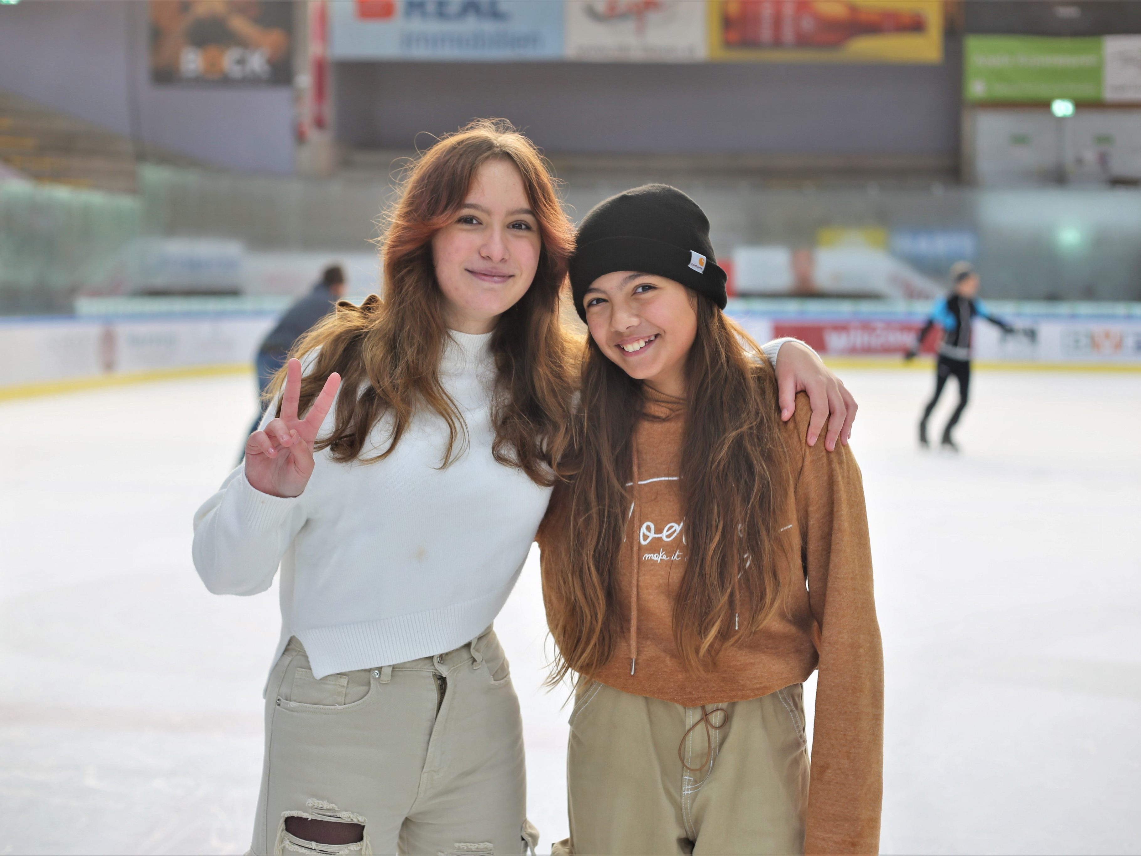 Delia und Nirmala hatten großen Spaß.
