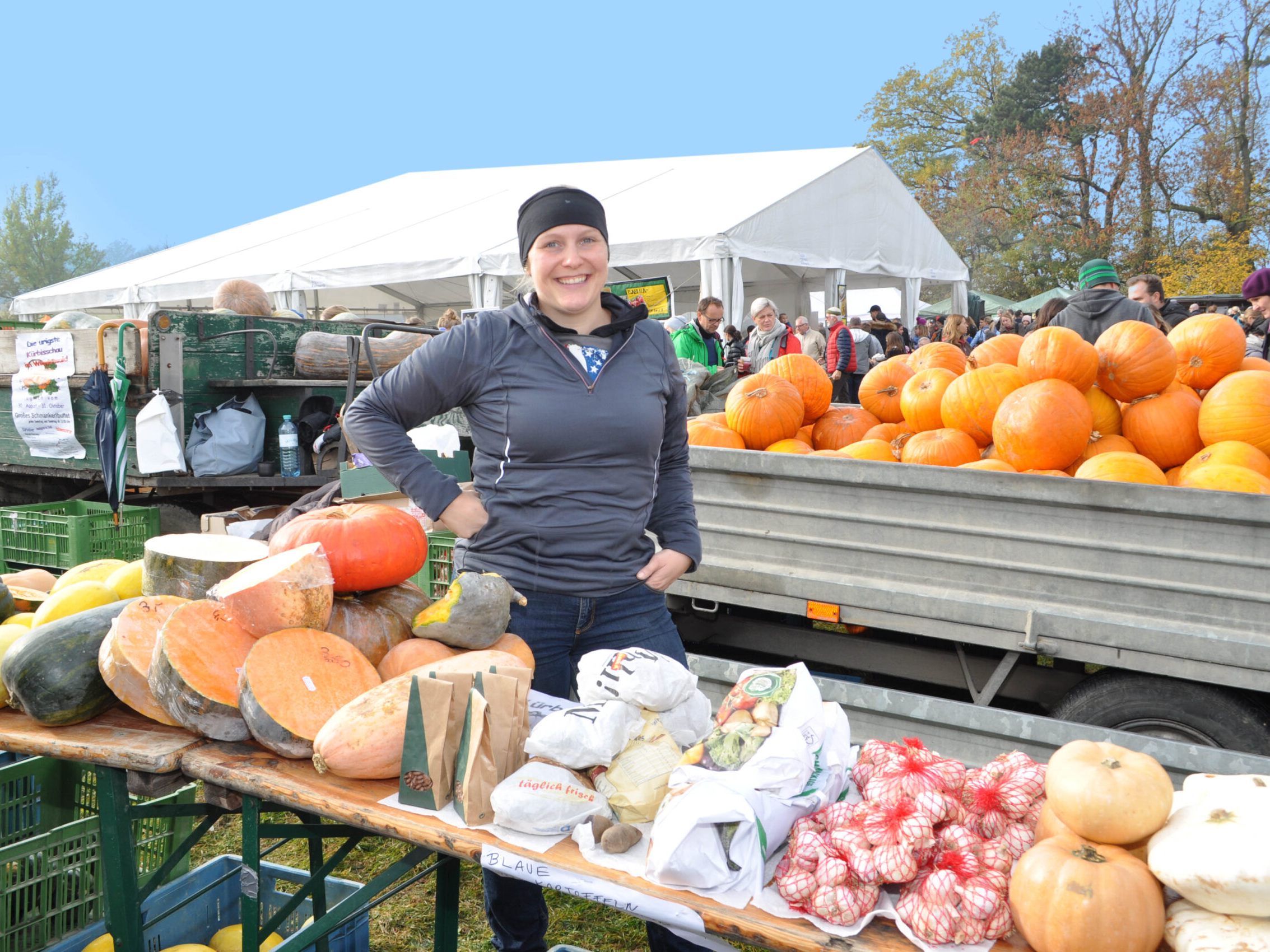 Am 29. und 30. Oktober findet der Kürbisbauernmarkt Am Himmel in Wien statt. Am 29. und 30. Oktober findet der Kürbisbauernmarkt Am Himmel in Wien statt.