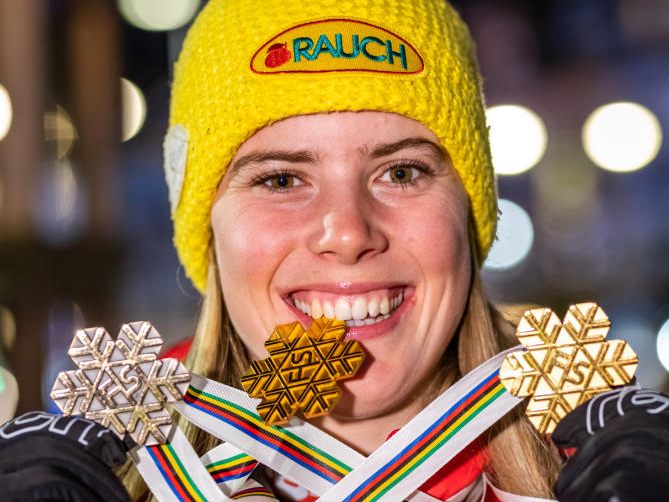 Katharina Liensberger (25) will auch diesen Winter wieder Erfolge feiern. Katharina Liensberger (25) will auch diesen Winter wieder Erfolge feiern.