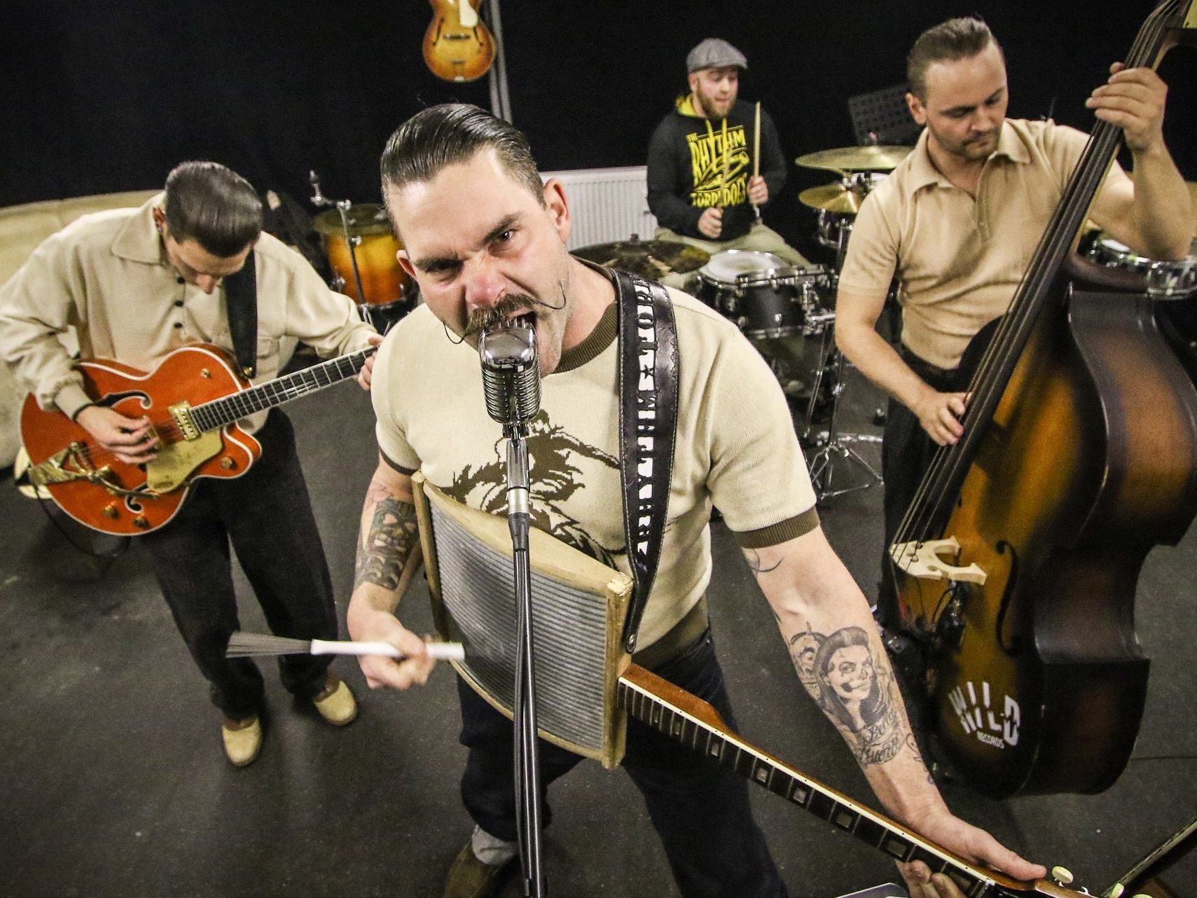The Rythm Torpedos treten im Tivoli in Dornbirn auf.